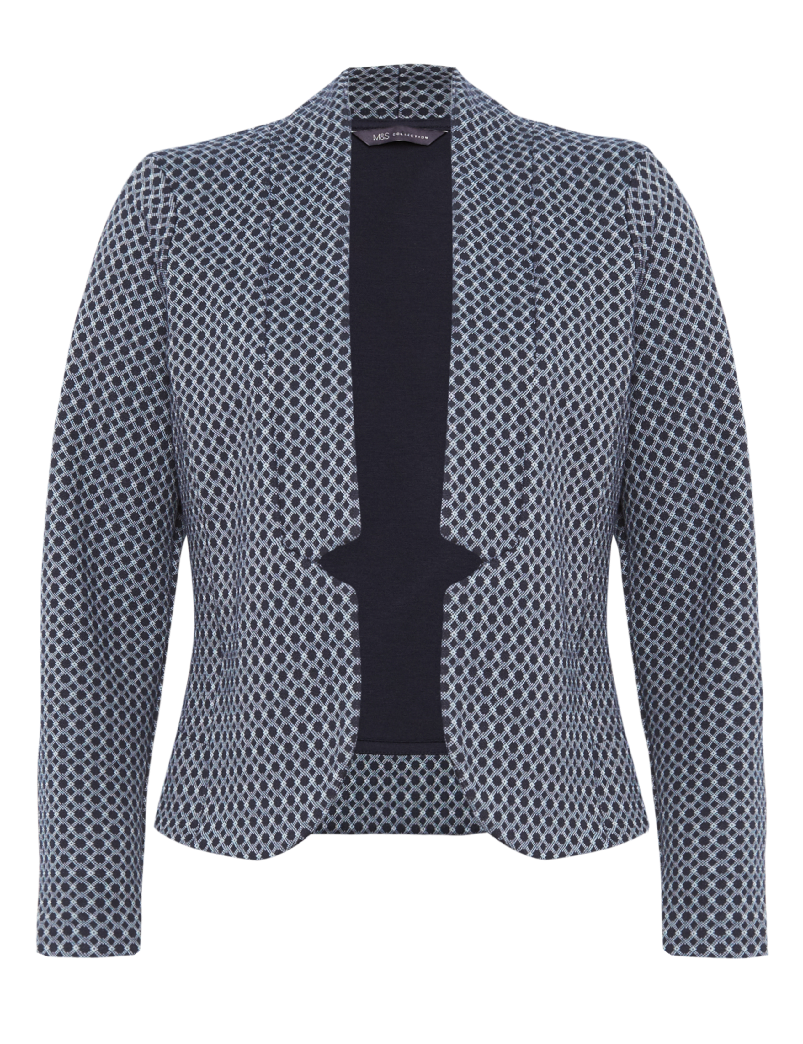 PETITE Notched Geometric Jacket 2 of 5