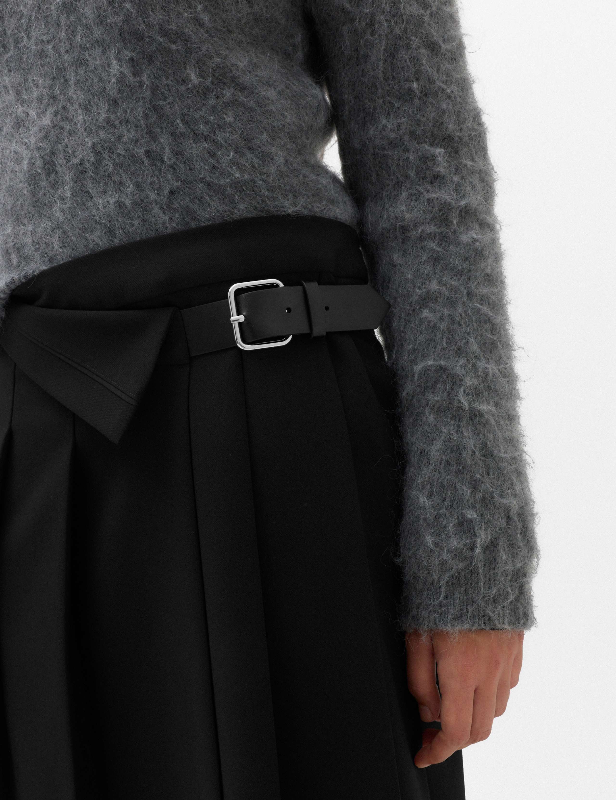 Pleated Wrap Kilt Skirt 3 of 7