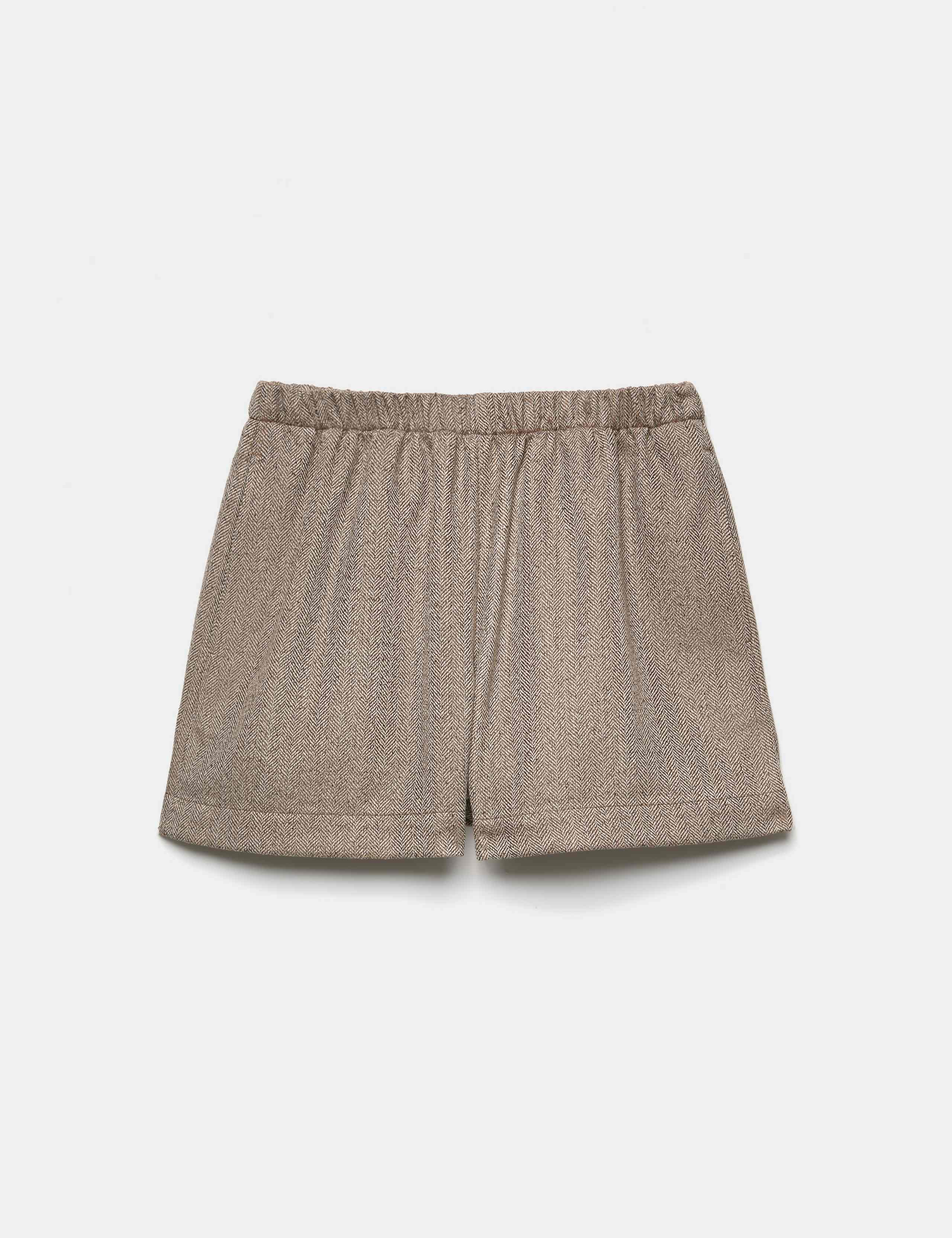 Herringbone High Waisted Shorts 2 of 6