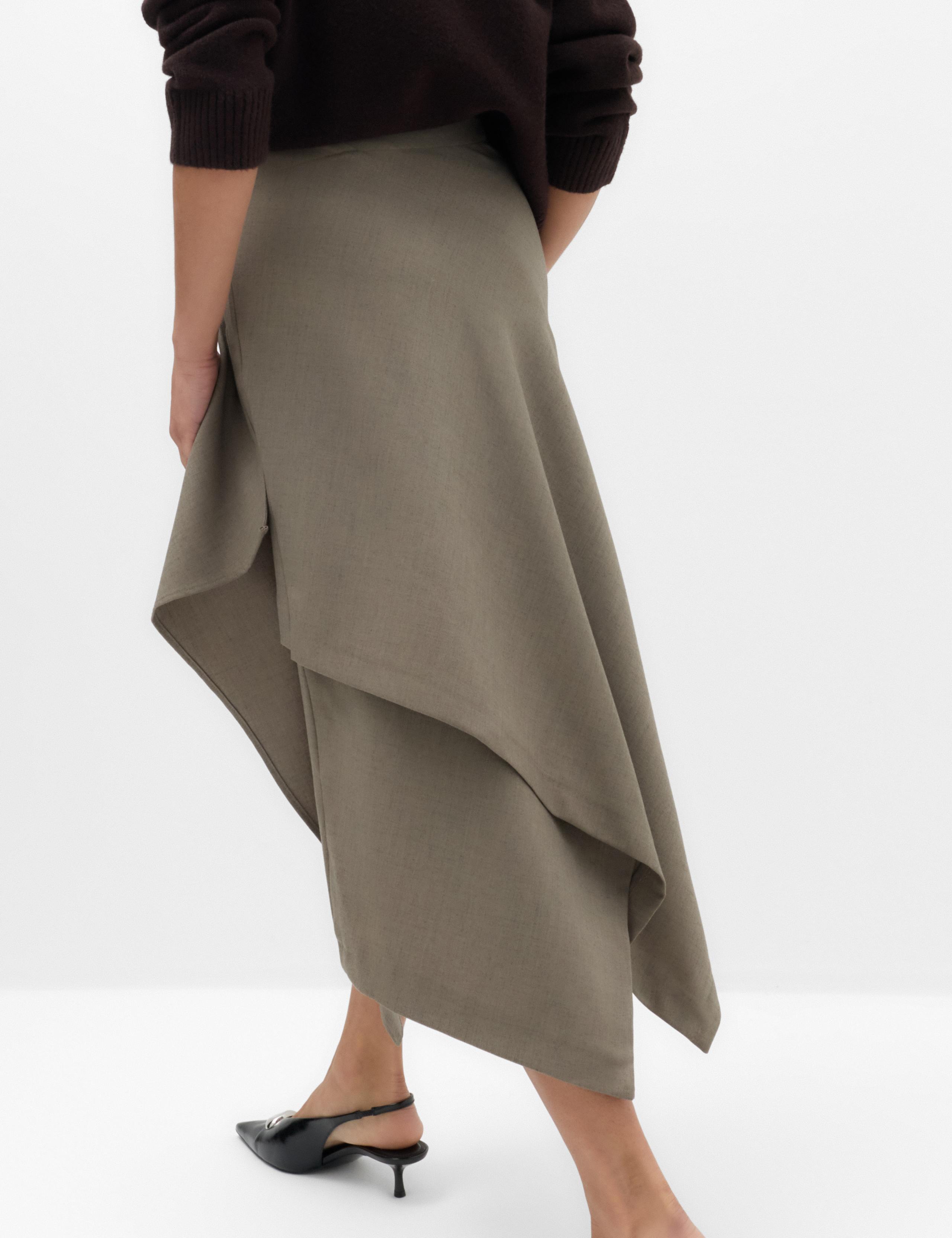 Midi Asymmetric Skirt 4 of 5