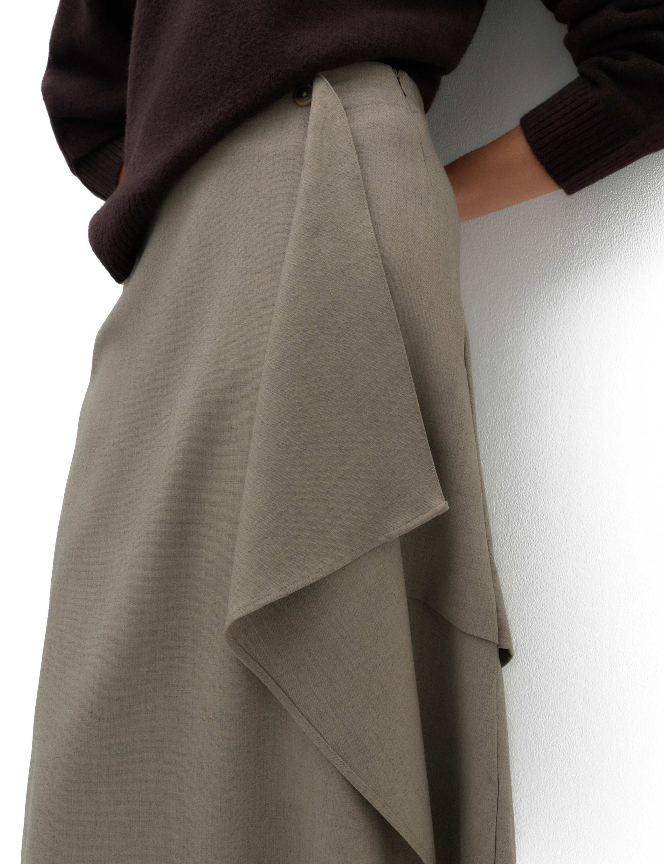 Midi Asymmetric Skirt 5 of 5