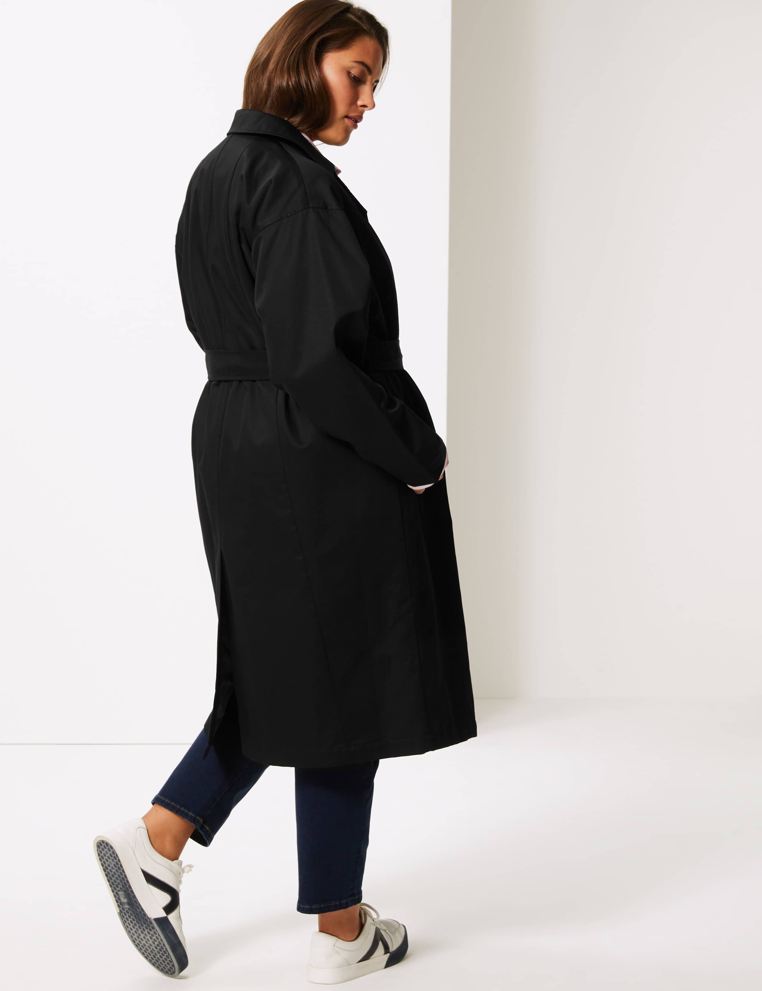 CURVE Longline Trench Coat 4 of 4