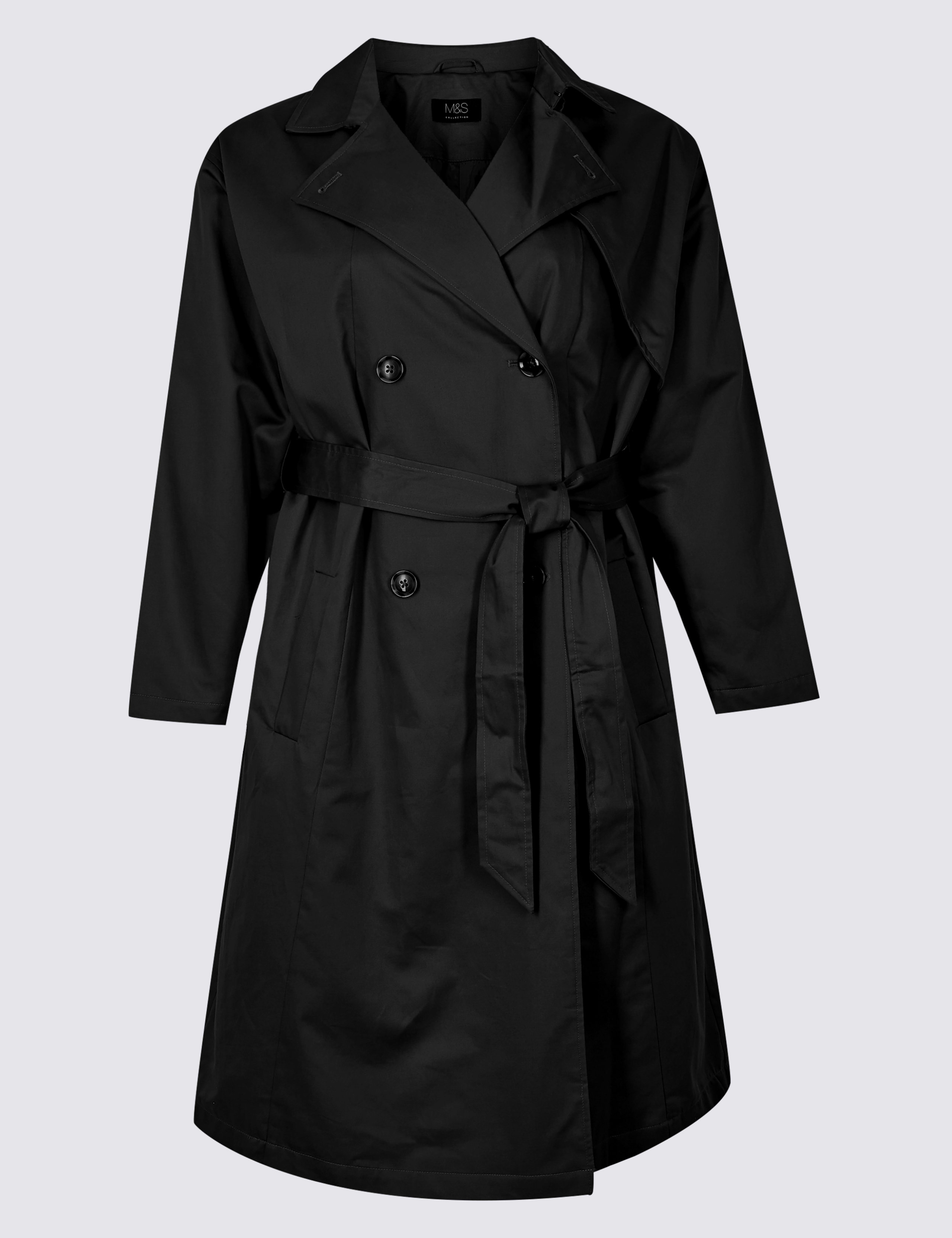 CURVE Longline Trench Coat 2 of 4