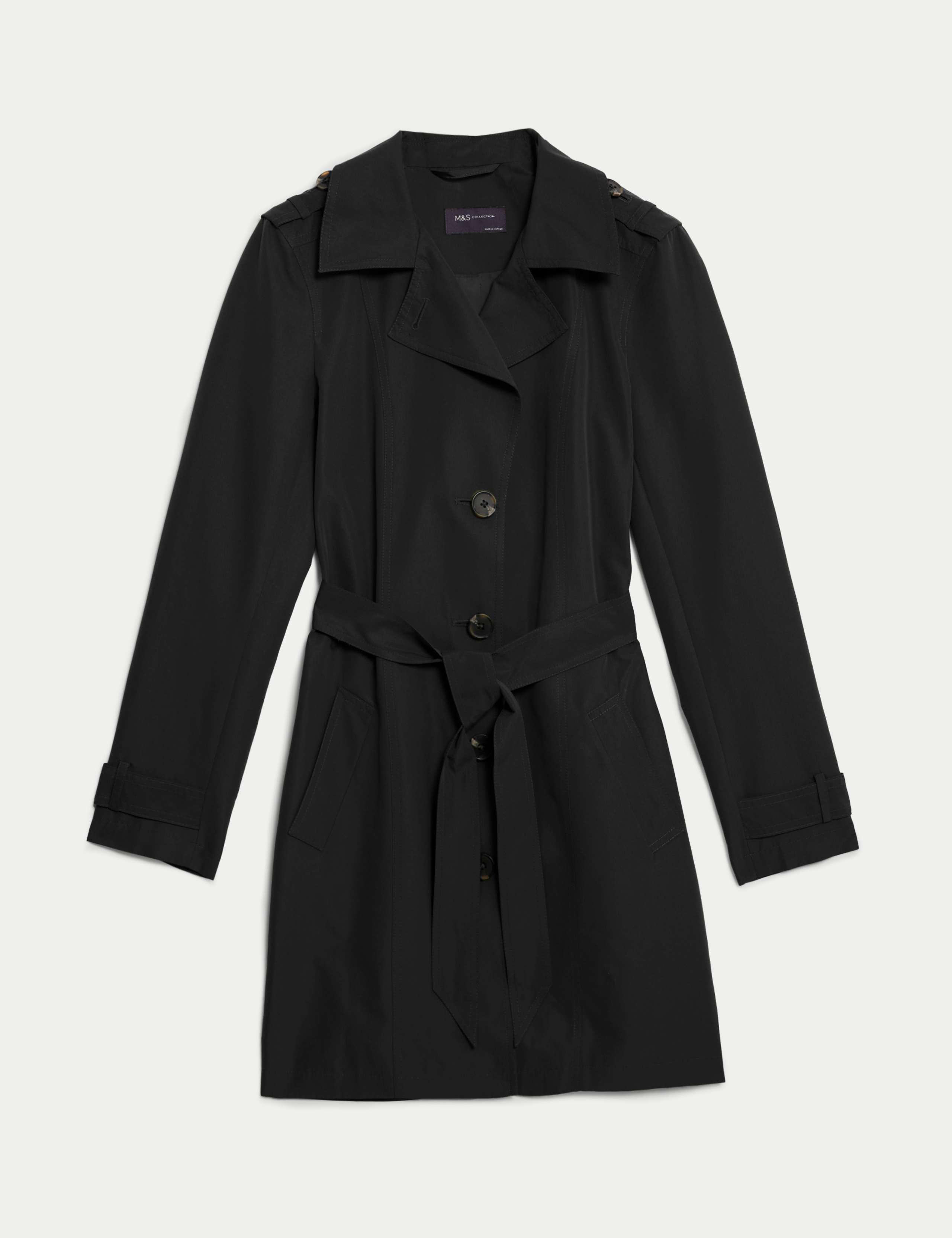 Belted Single Breasted Trench Coat 1 of 2