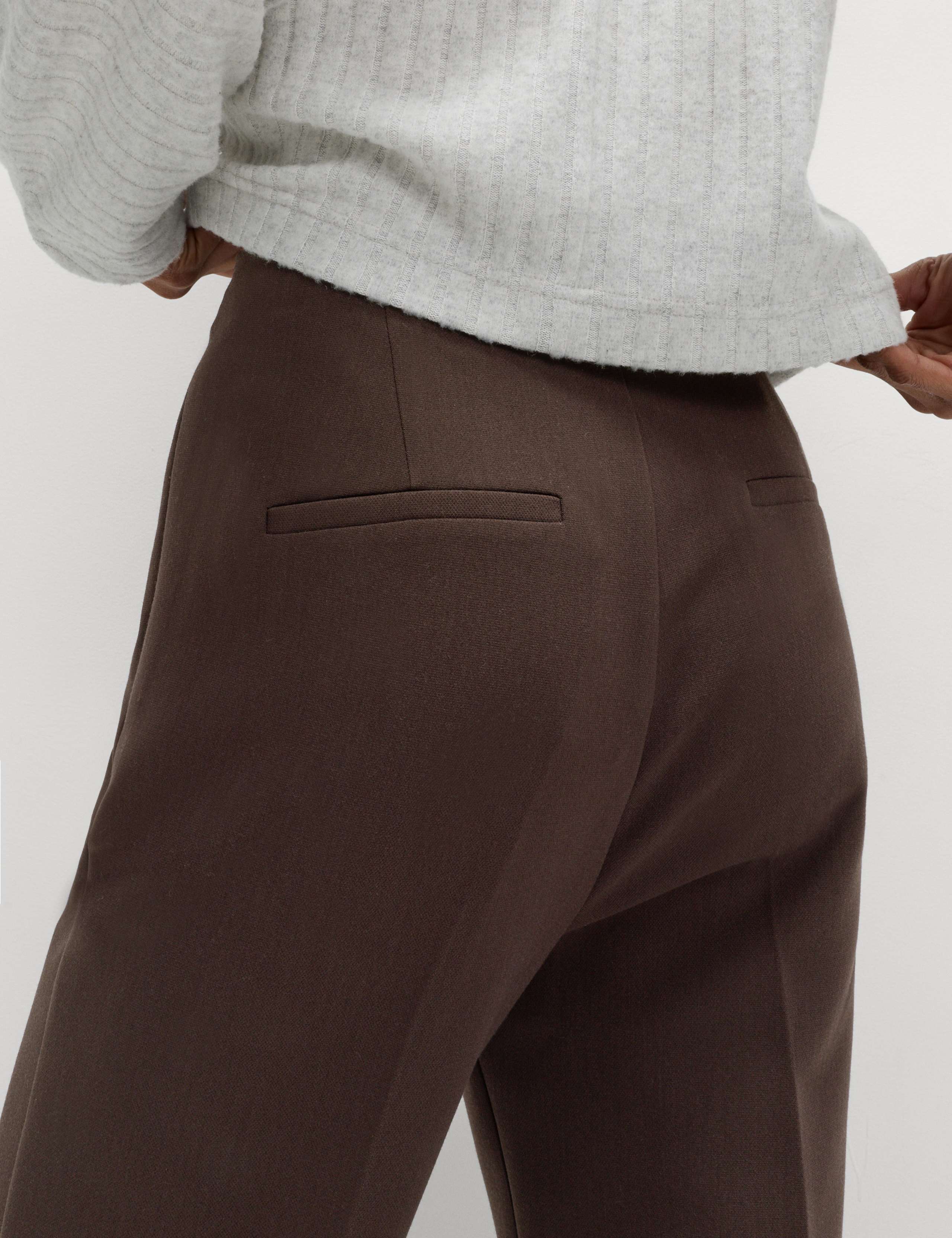 Slim Side Zip Flared Trousers 5 of 5