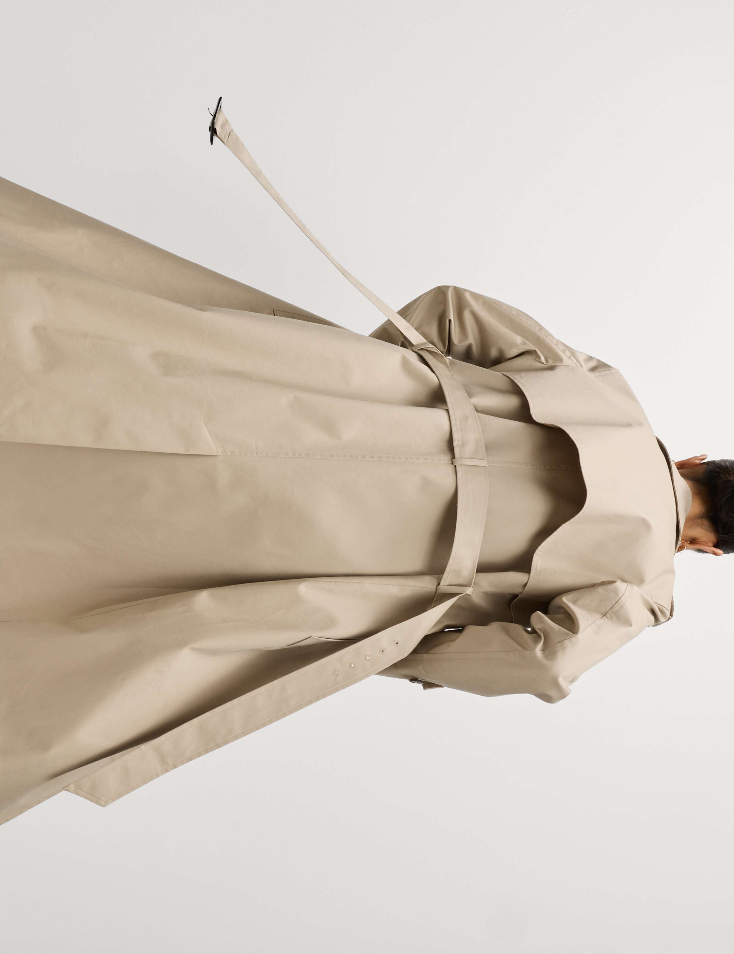 Cotton Rich Belted Longline Trench Coat 4 of 8