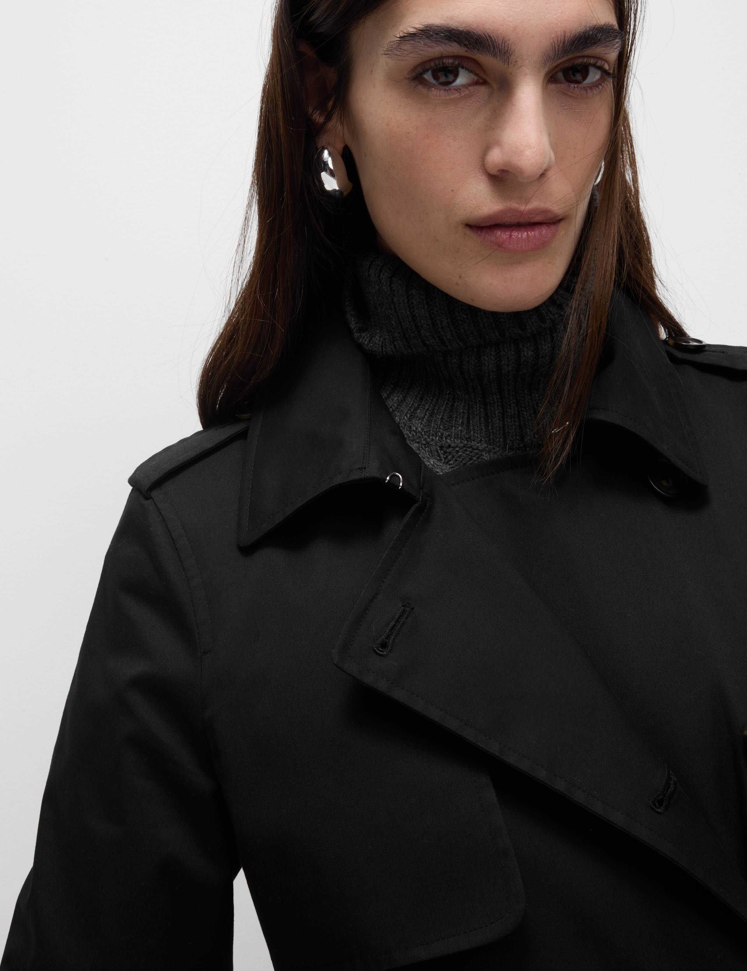Cotton Rich Belted Longline Trench Coat 4 of 8