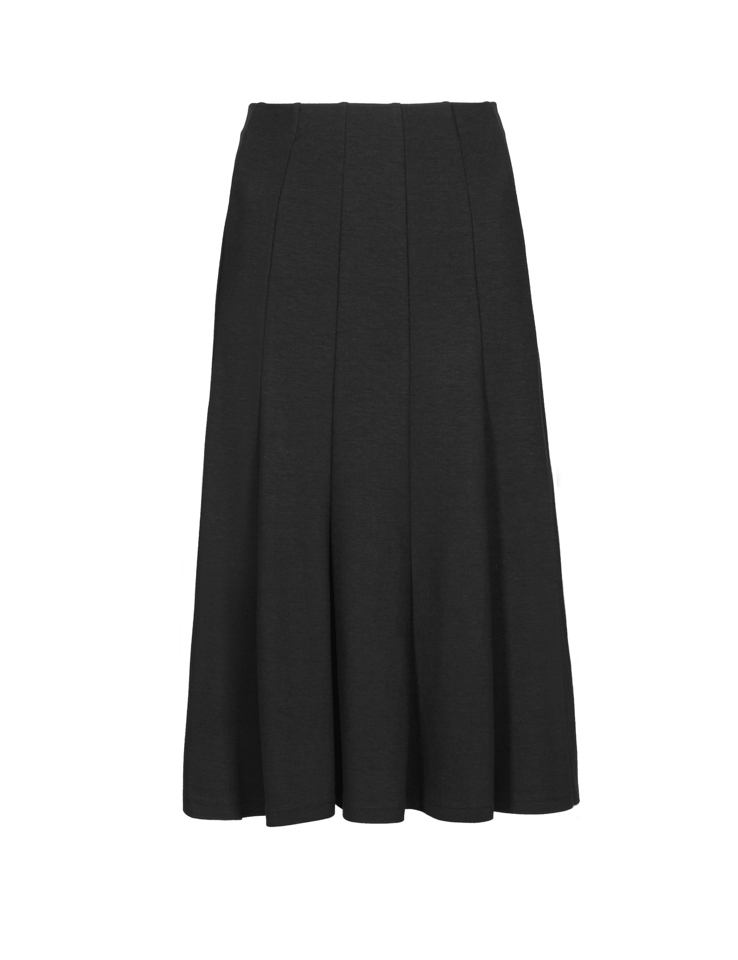 Panelled Pull On Long Skater Skirt 2 of 7