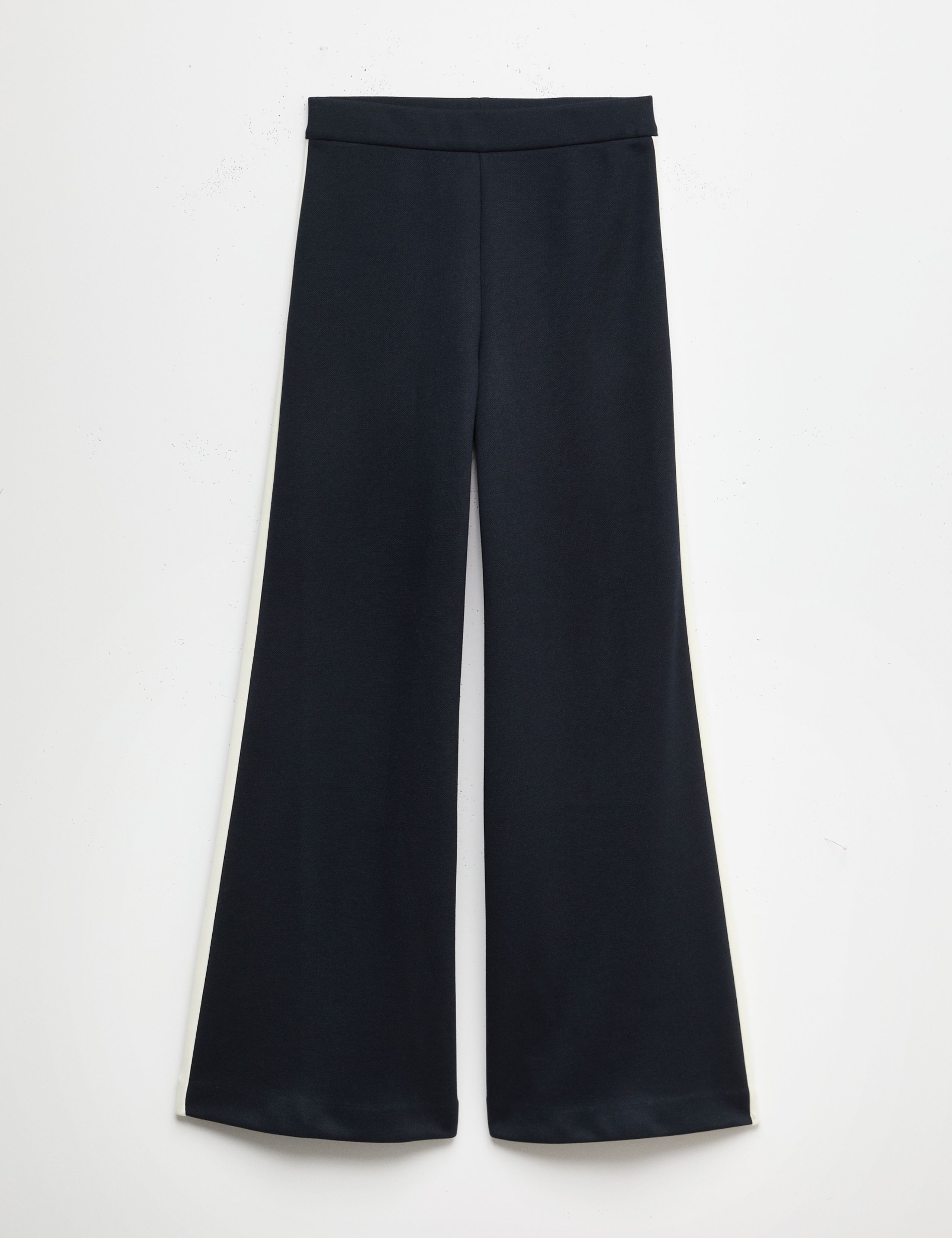 Pique Side Stripe Wide Leg Trousers 2 of 6