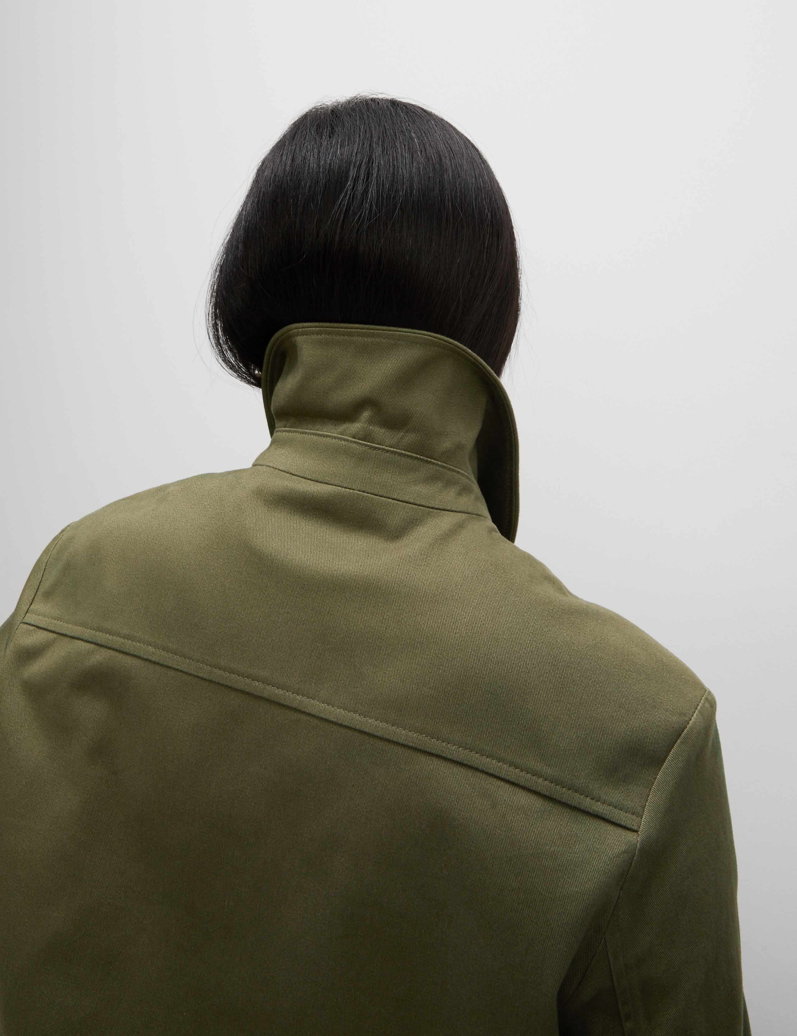 Pure Cotton Twill Collared Short Jacket 4 of 7