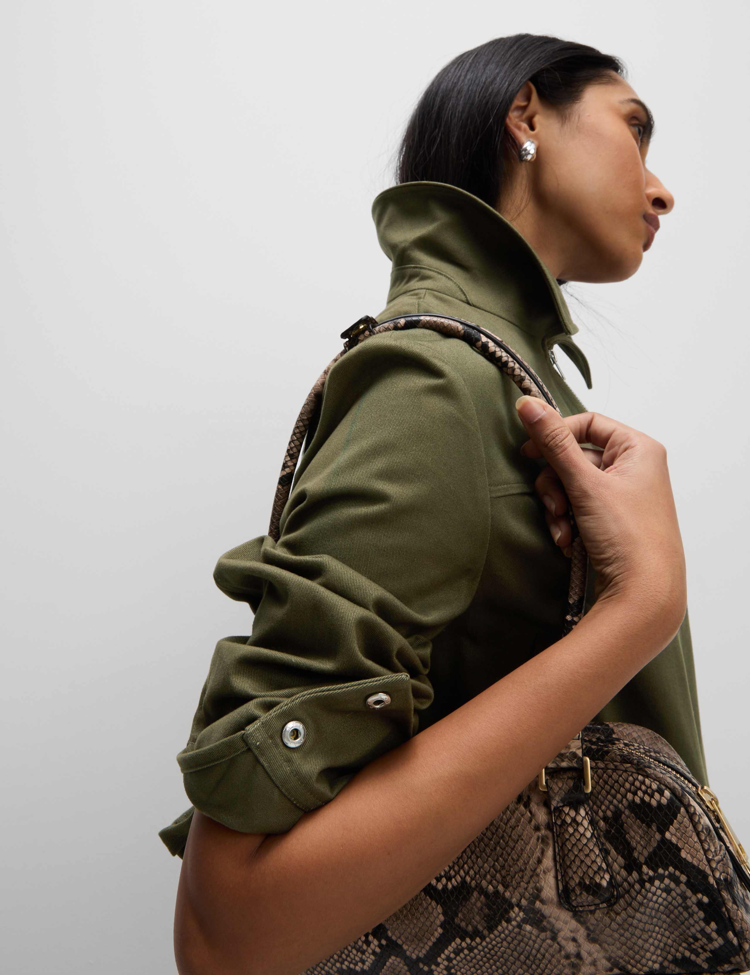 Pure Cotton Twill Collared Short Jacket 5 of 7