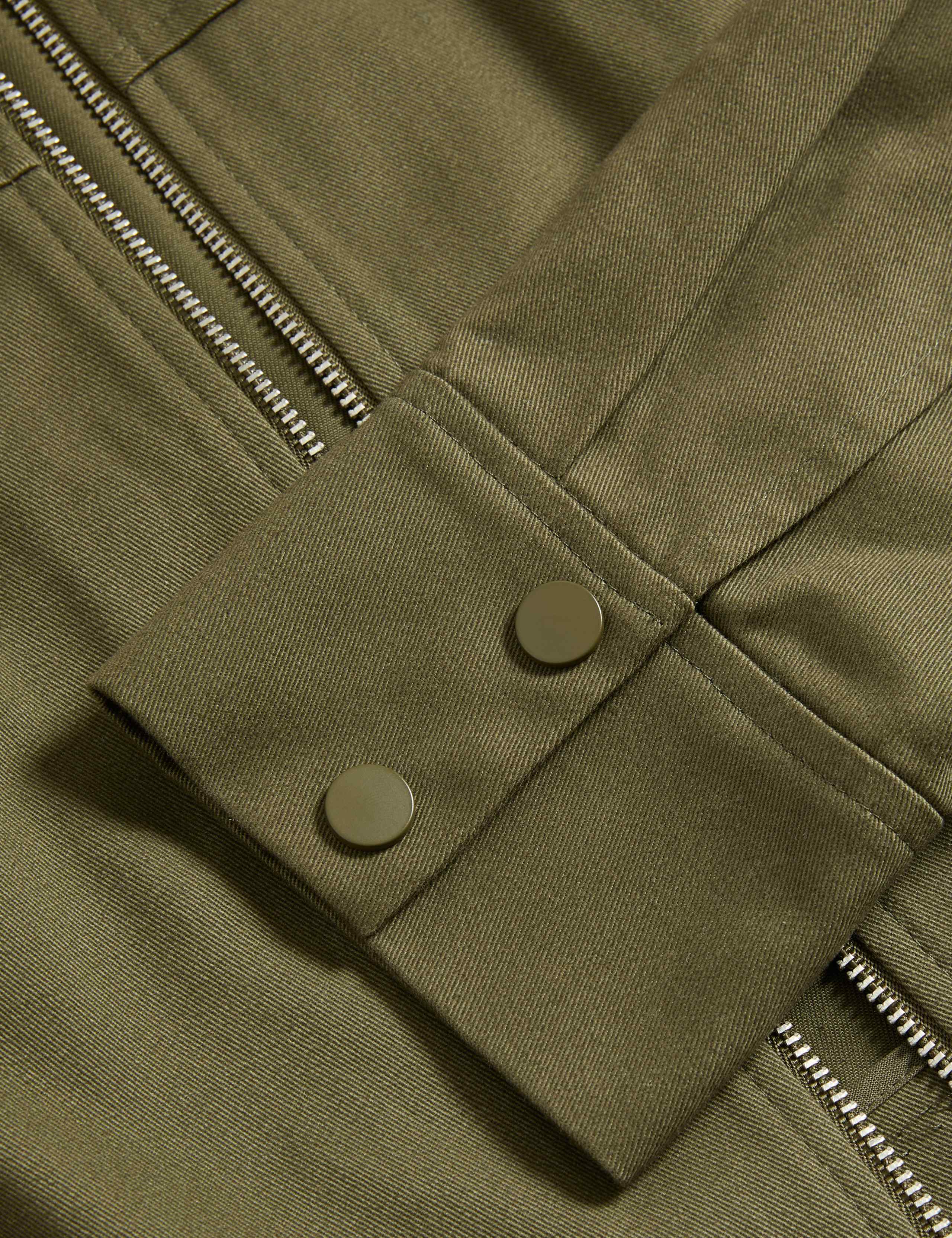 Pure Cotton Twill Collared Short Jacket 7 of 7