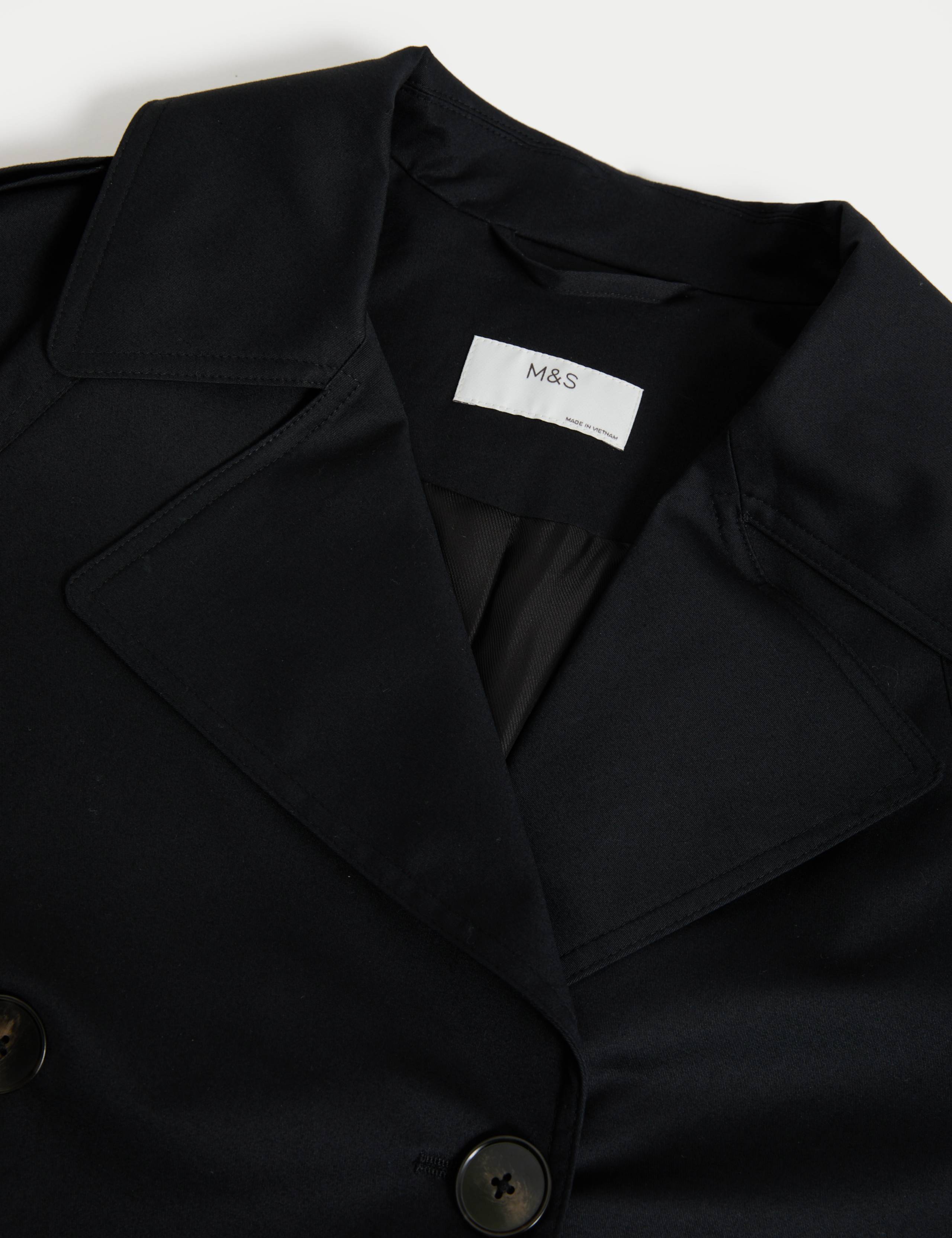 Cotton Rich Stormwear™ Short Trench Coat 7 of 7