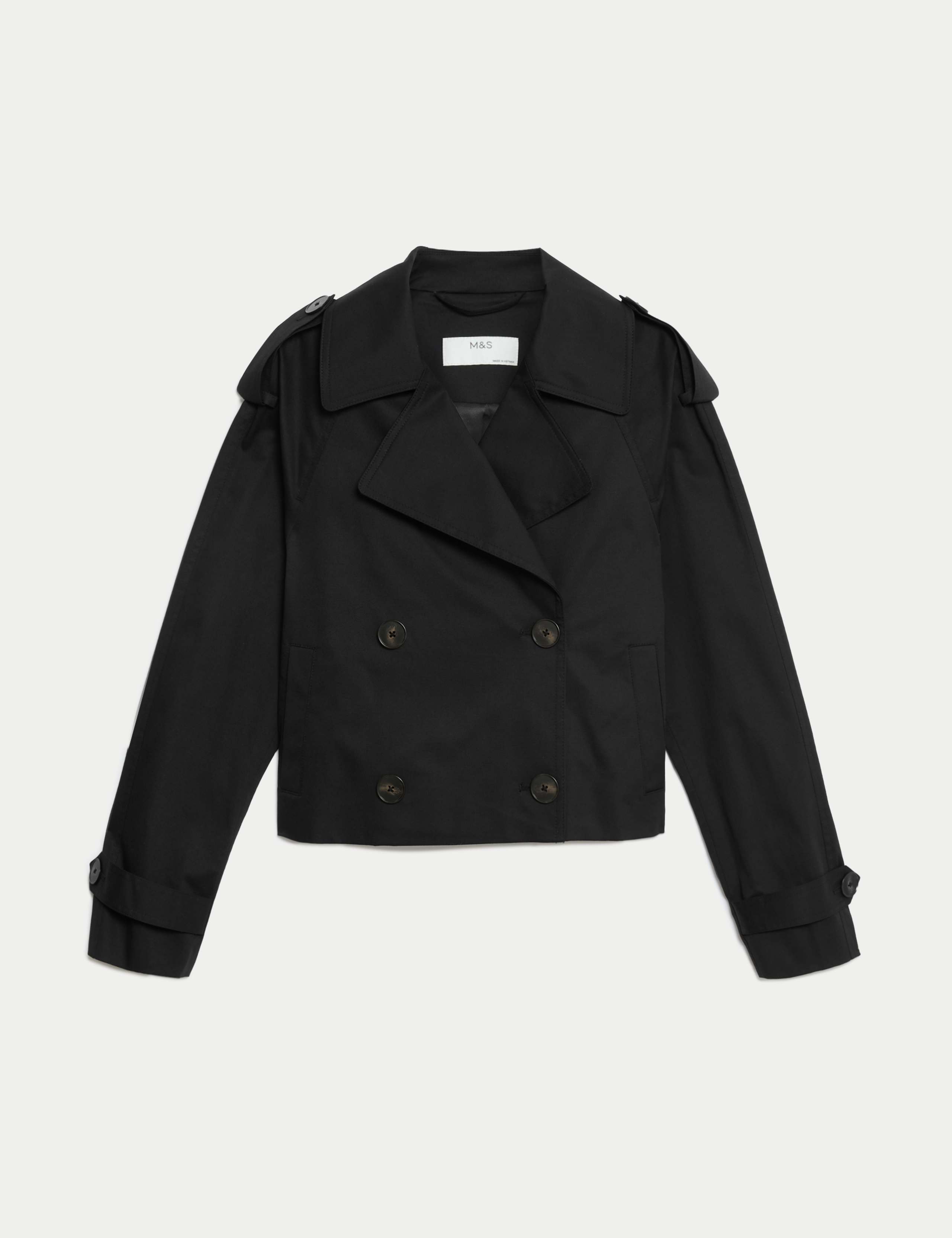 Cotton Rich Stormwear™ Short Trench Coat 2 of 7