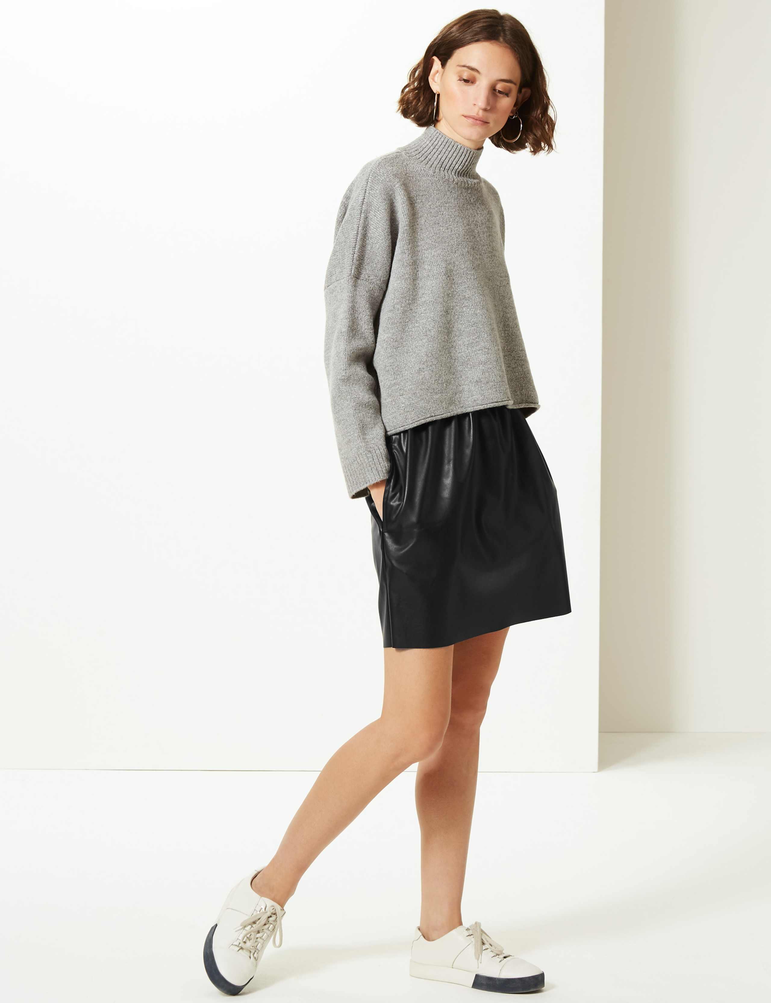 Fit & Flare Mini Skirt 1 of 4