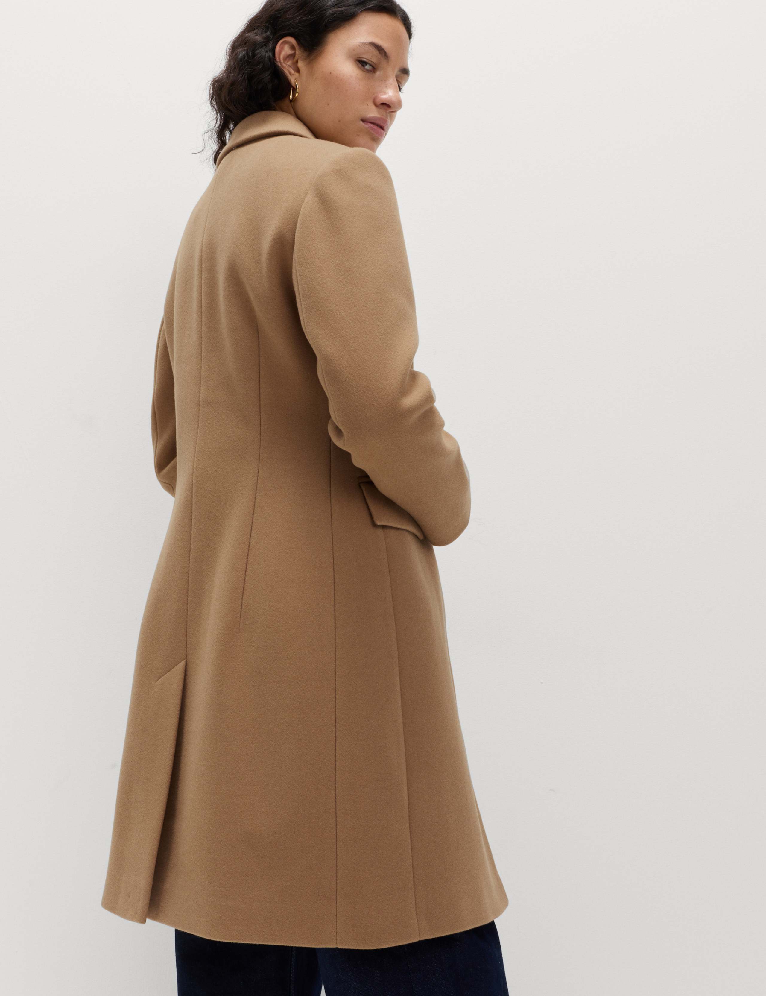 Collared Longline Tailored Coat 5 of 5