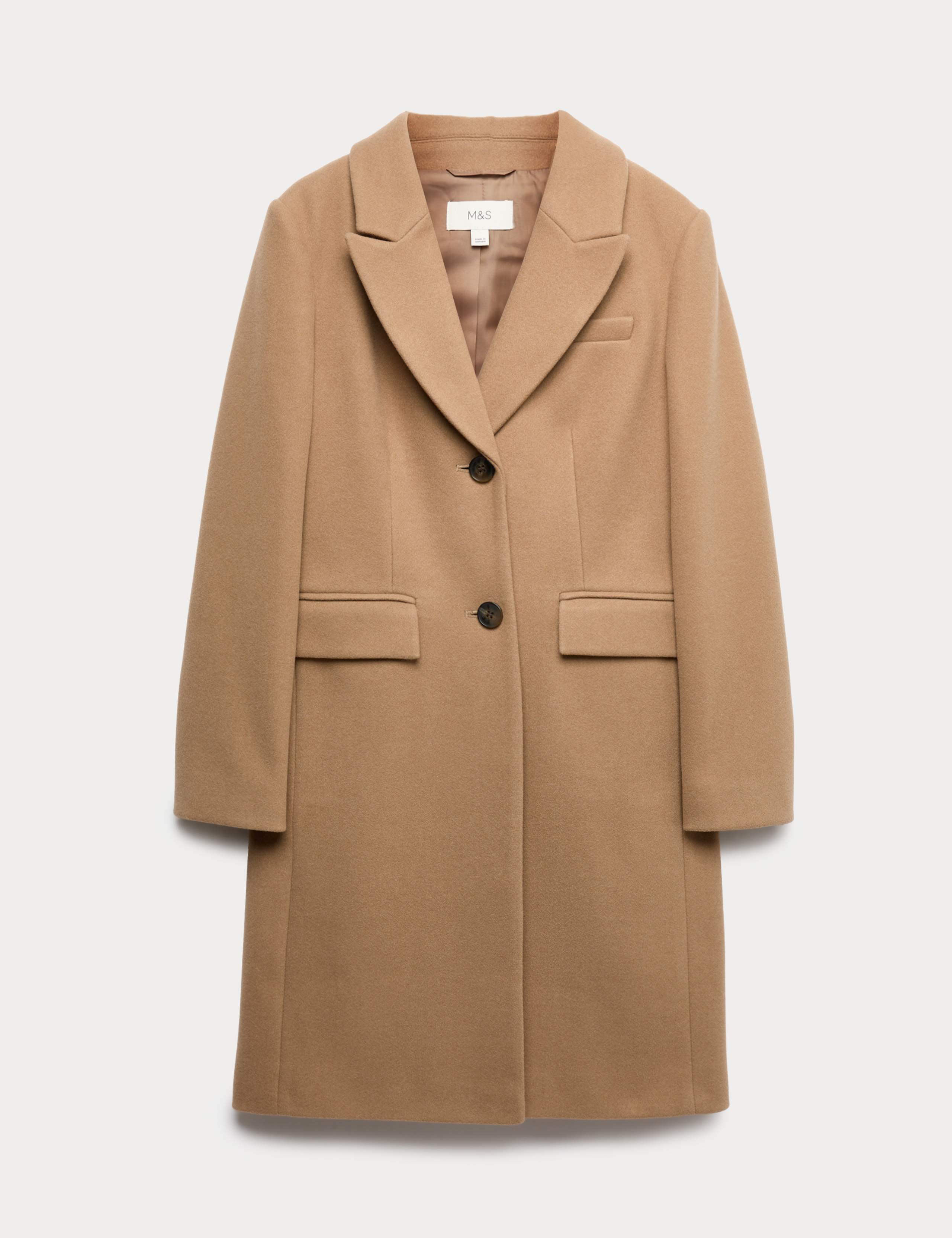 Collared Longline Tailored Coat 2 of 5