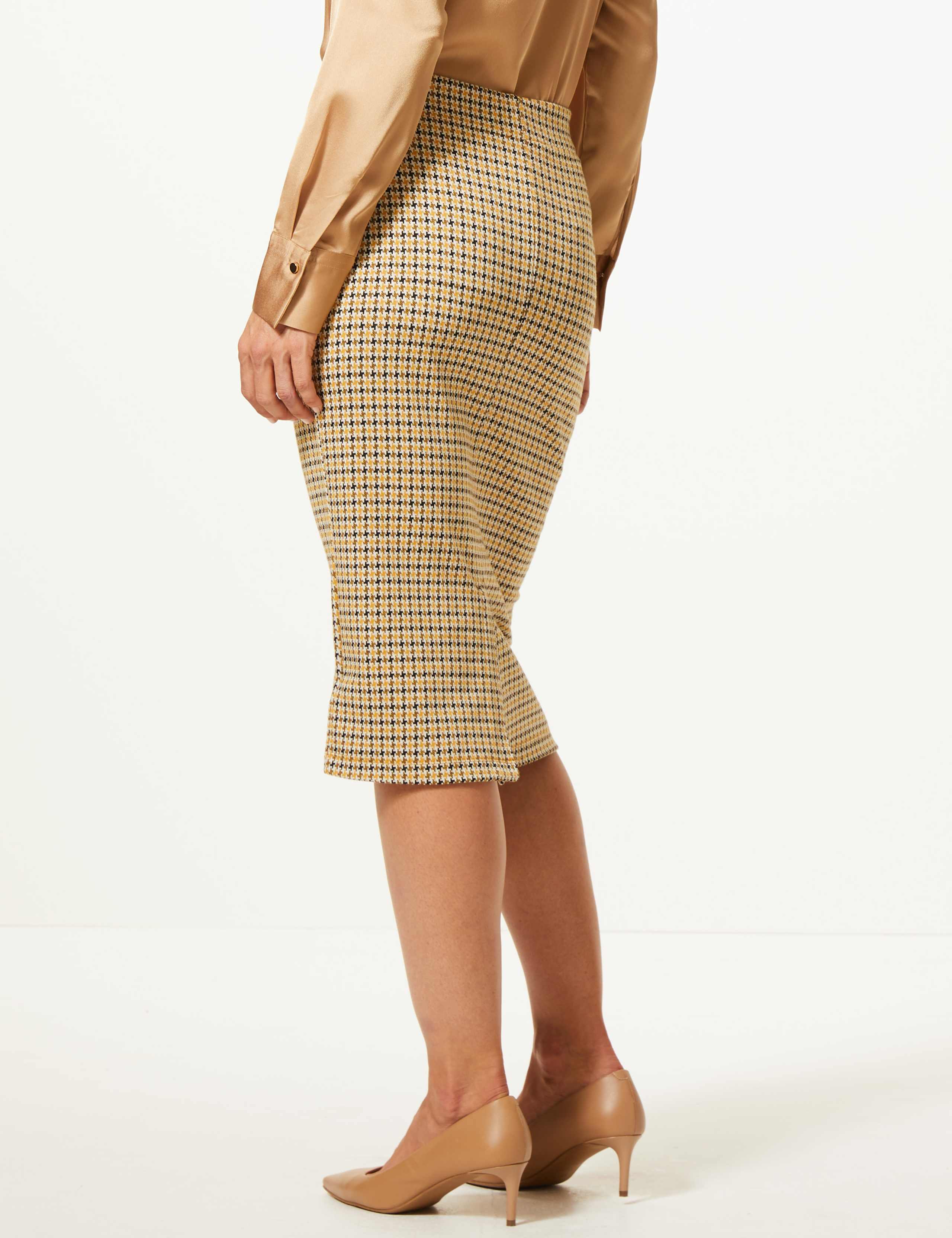 Checked Jersey Skirt 2 of 3