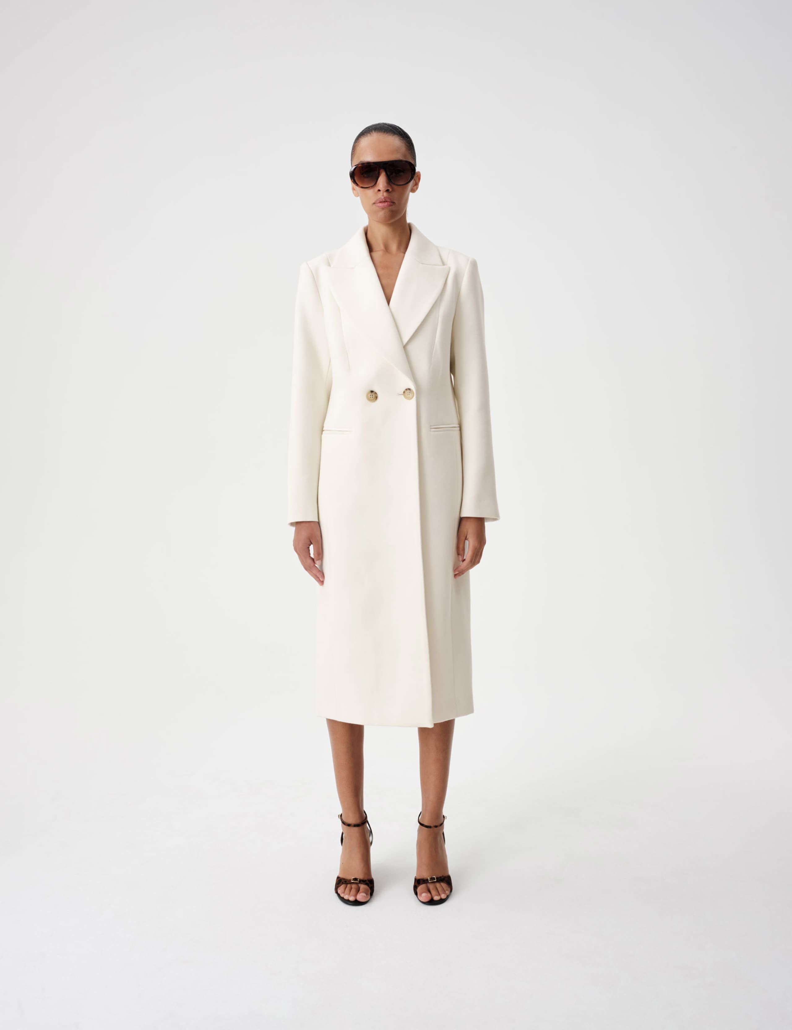 Double Breasted Longline Overcoat 3 of 8