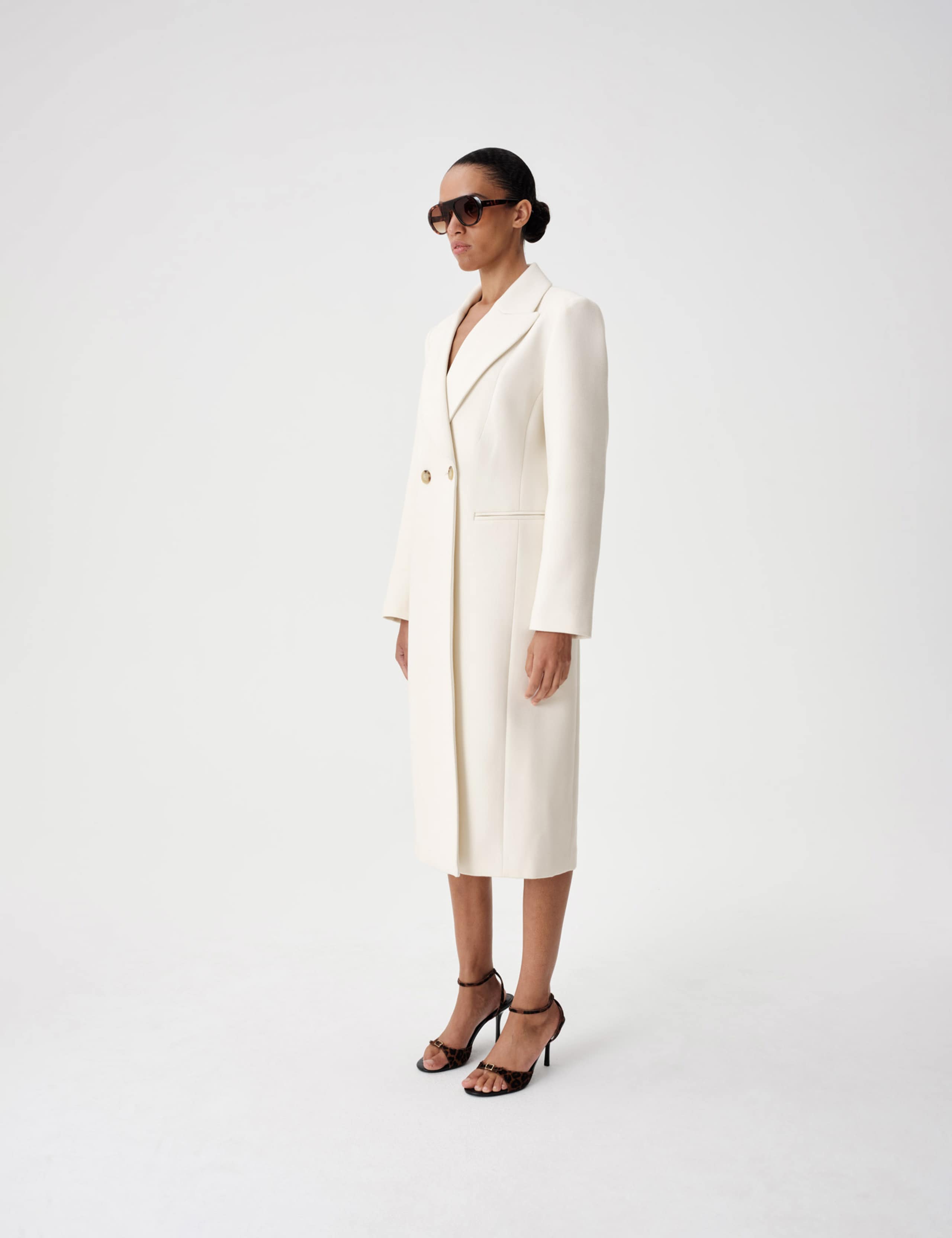 Double Breasted Longline Overcoat 4 of 8