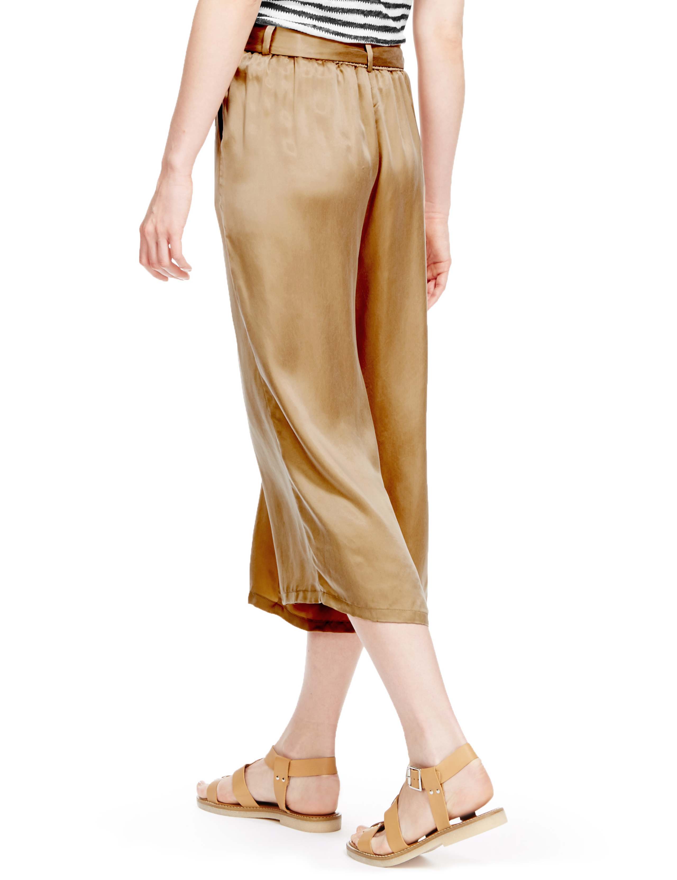 Satin Front Tie Culottes 4 of 4