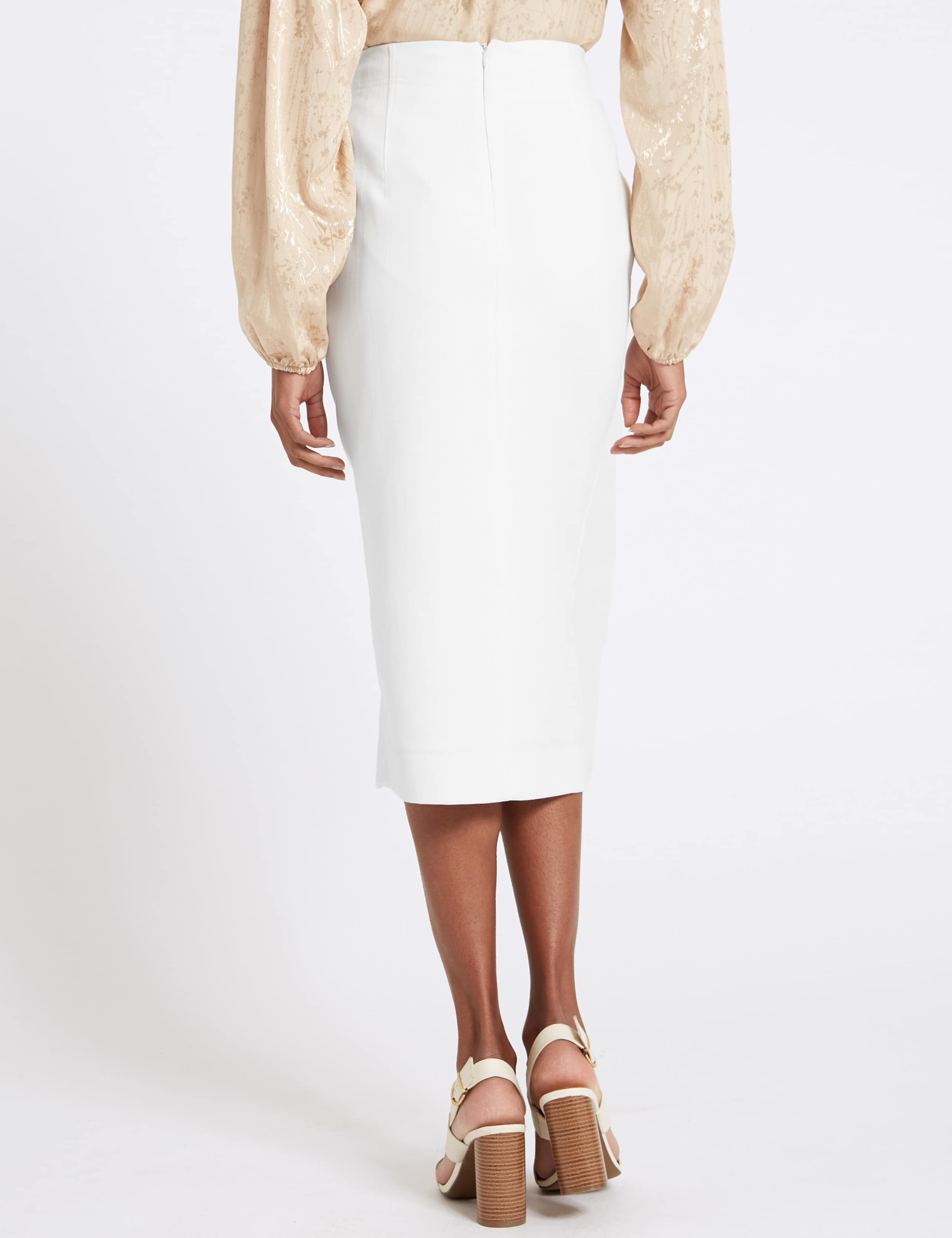 Front Split Pencil Skirt 4 of 5