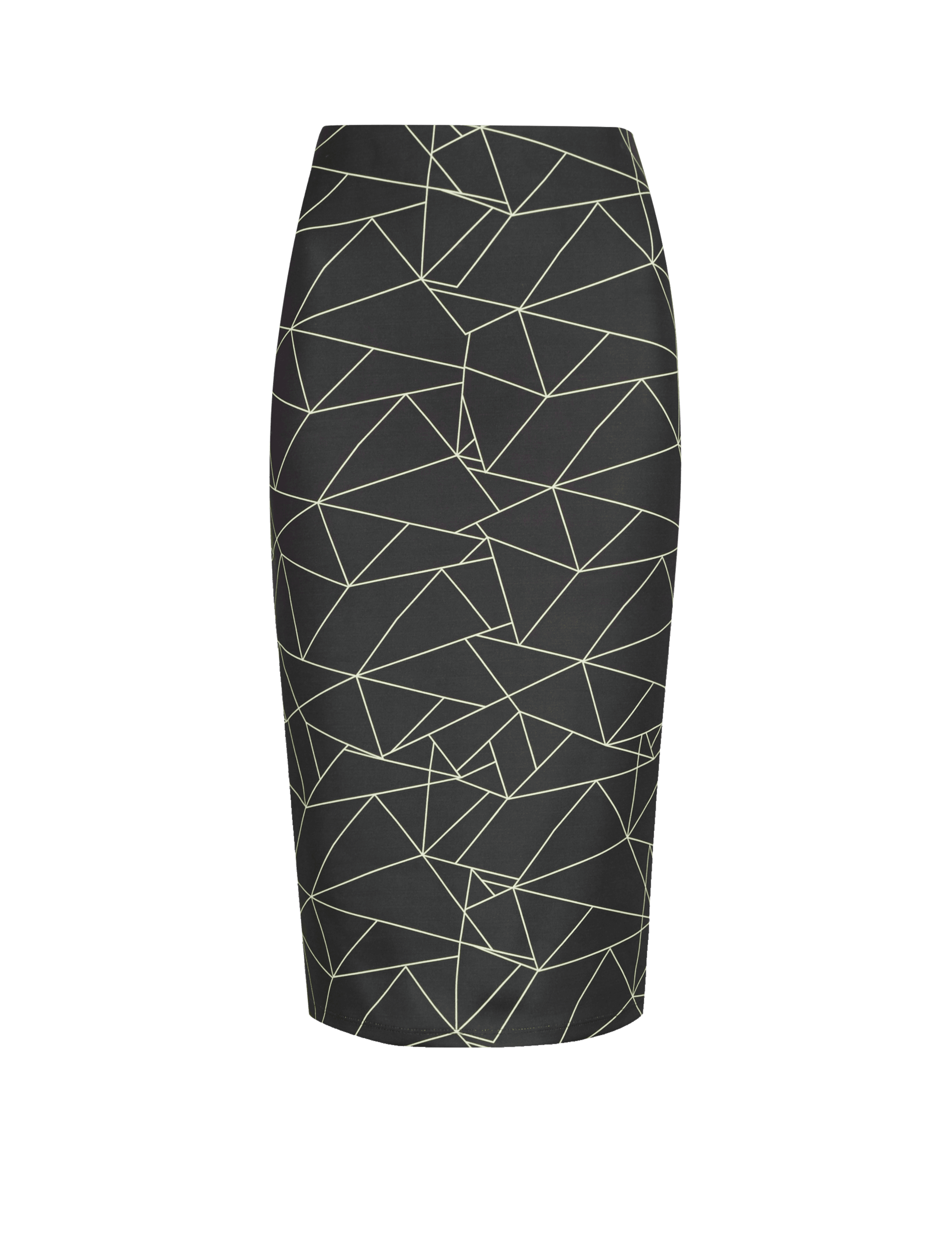 Graphic Print Pencil Skirt 2 of 4