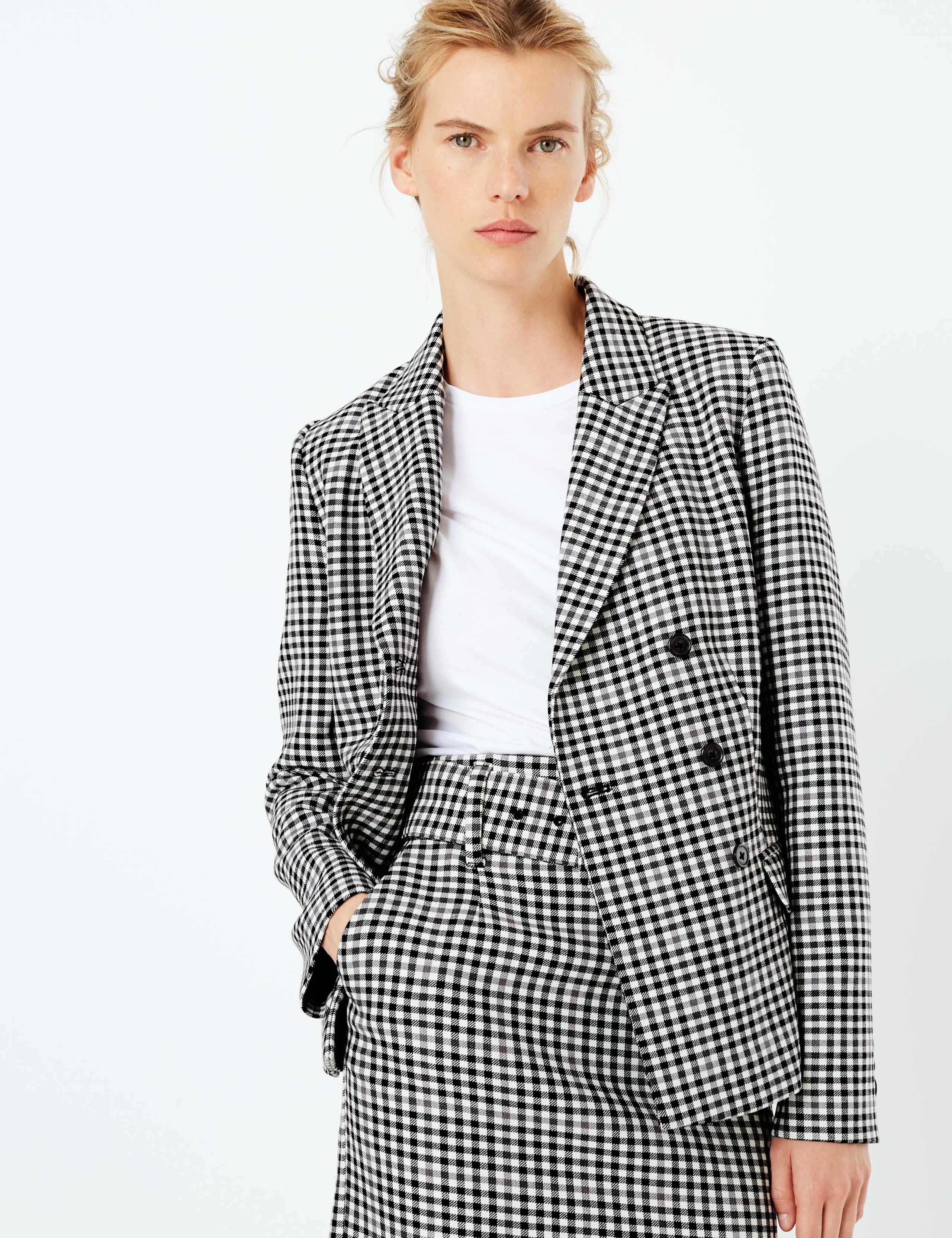 Gingham Pencil Skirt 4 of 10