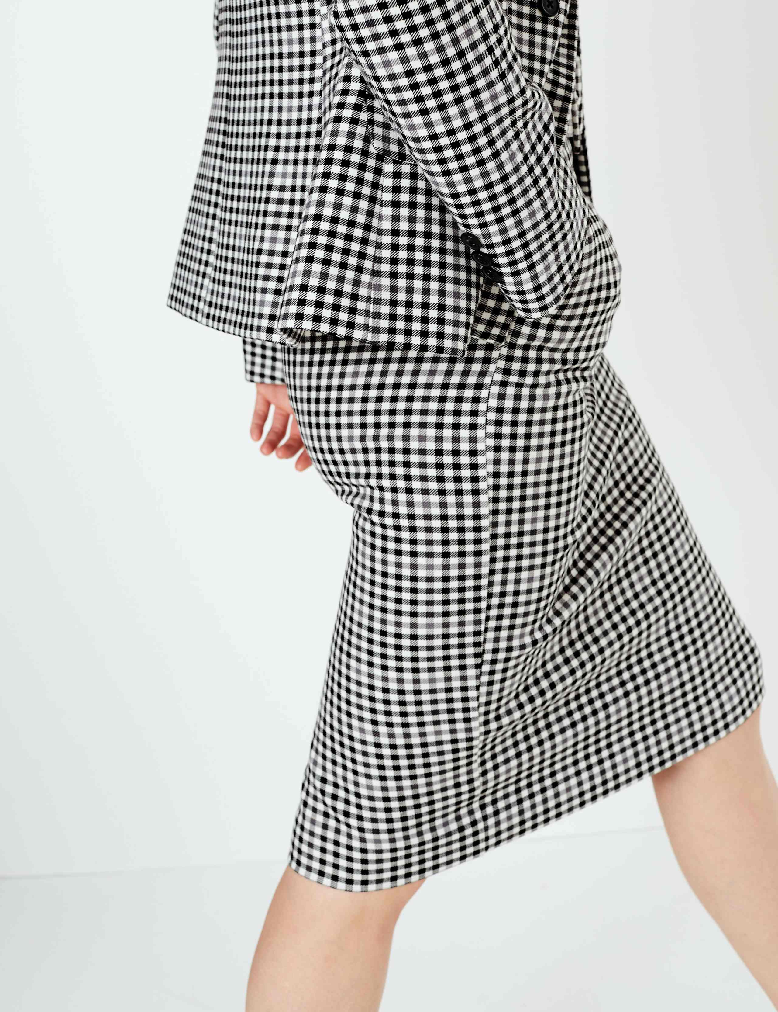 Gingham Pencil Skirt 5 of 10