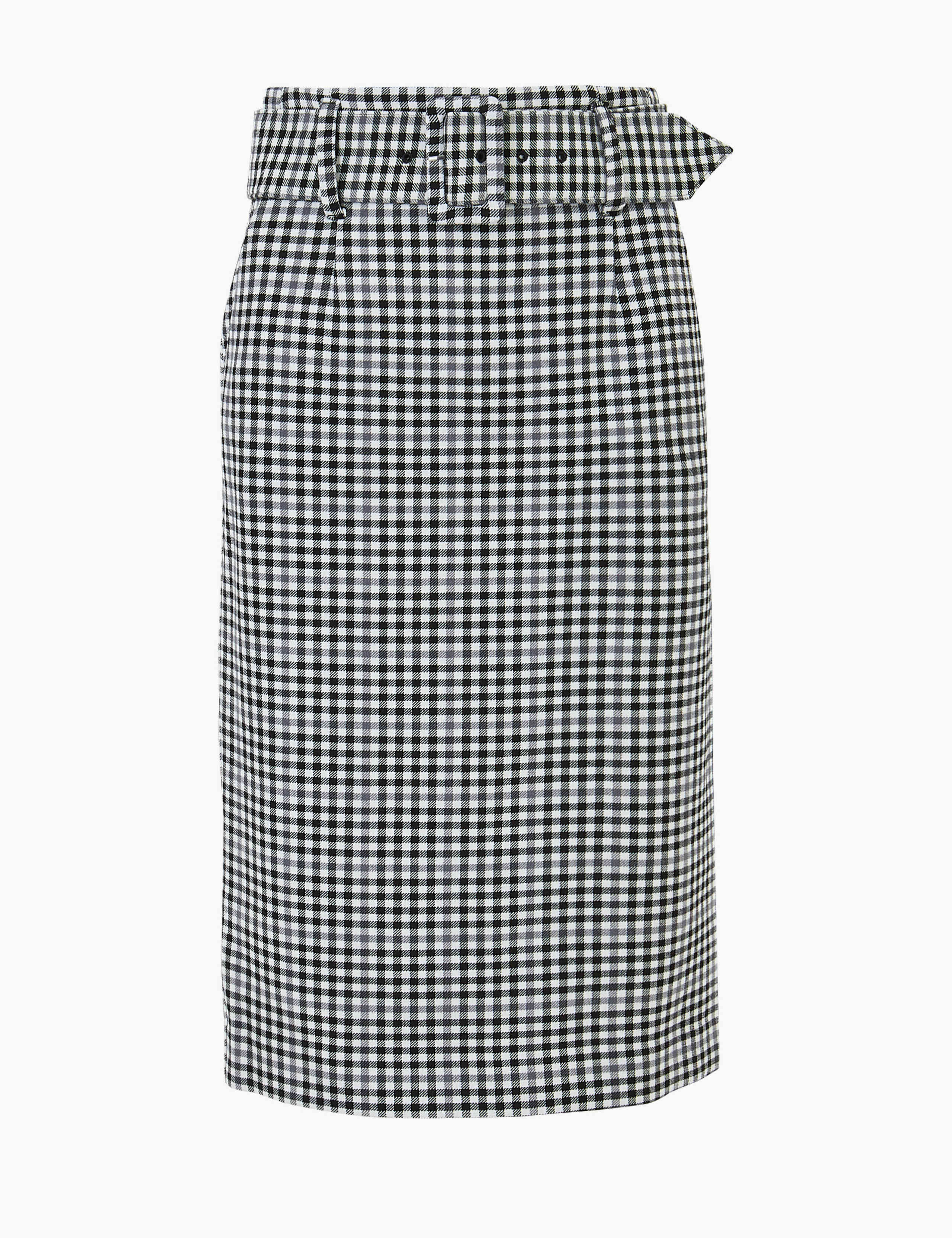 Gingham Pencil Skirt 2 of 10