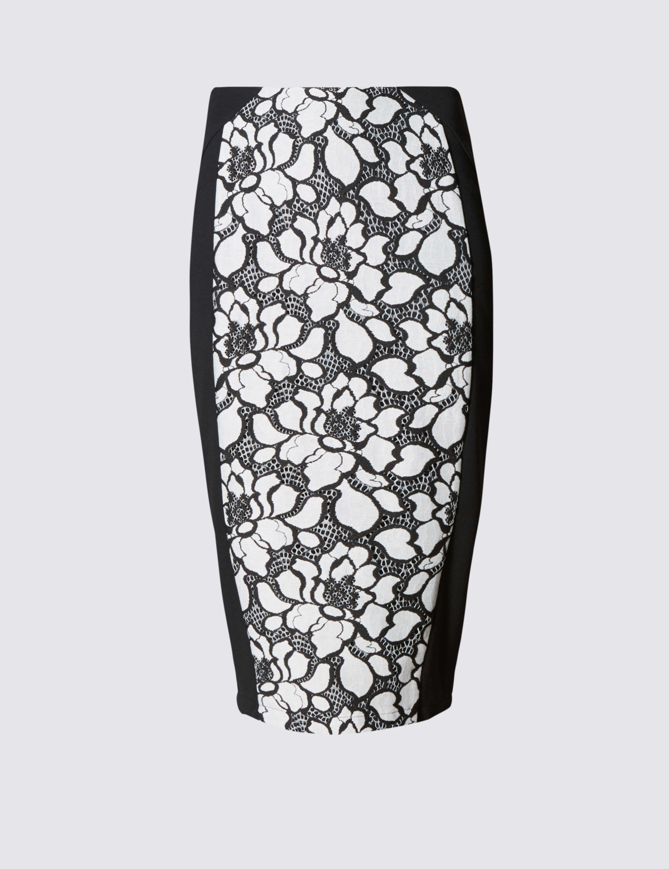 PETITE Floral Lace Pencil Skirt 2 of 3