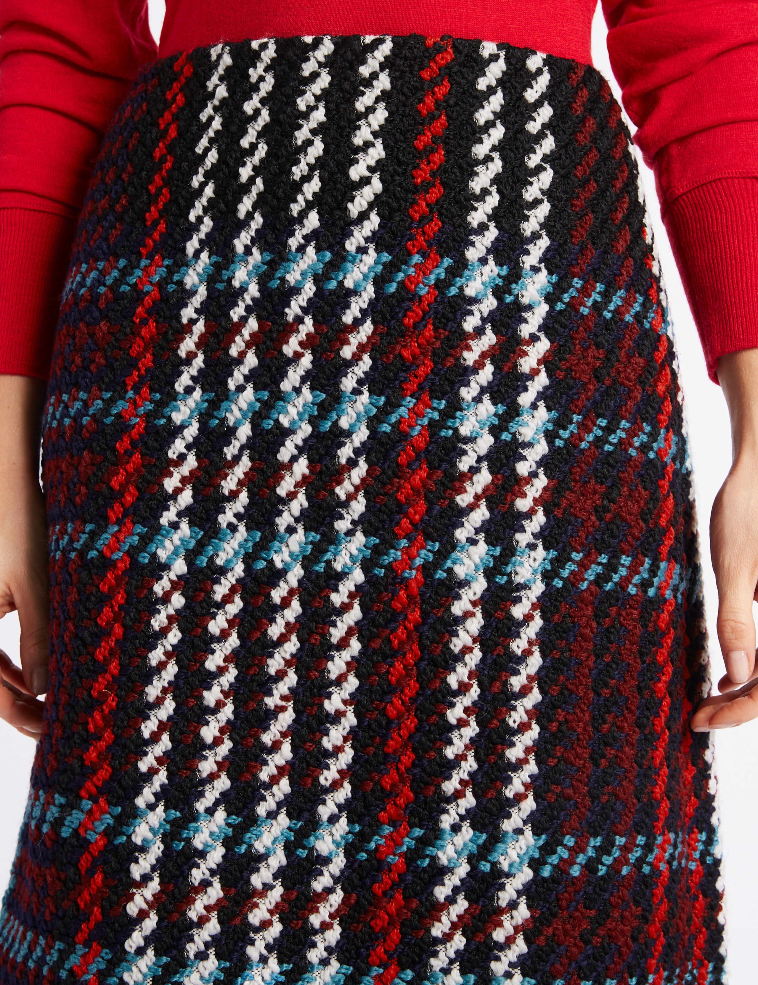 Checked A-Line Mini Skirt 5 of 5