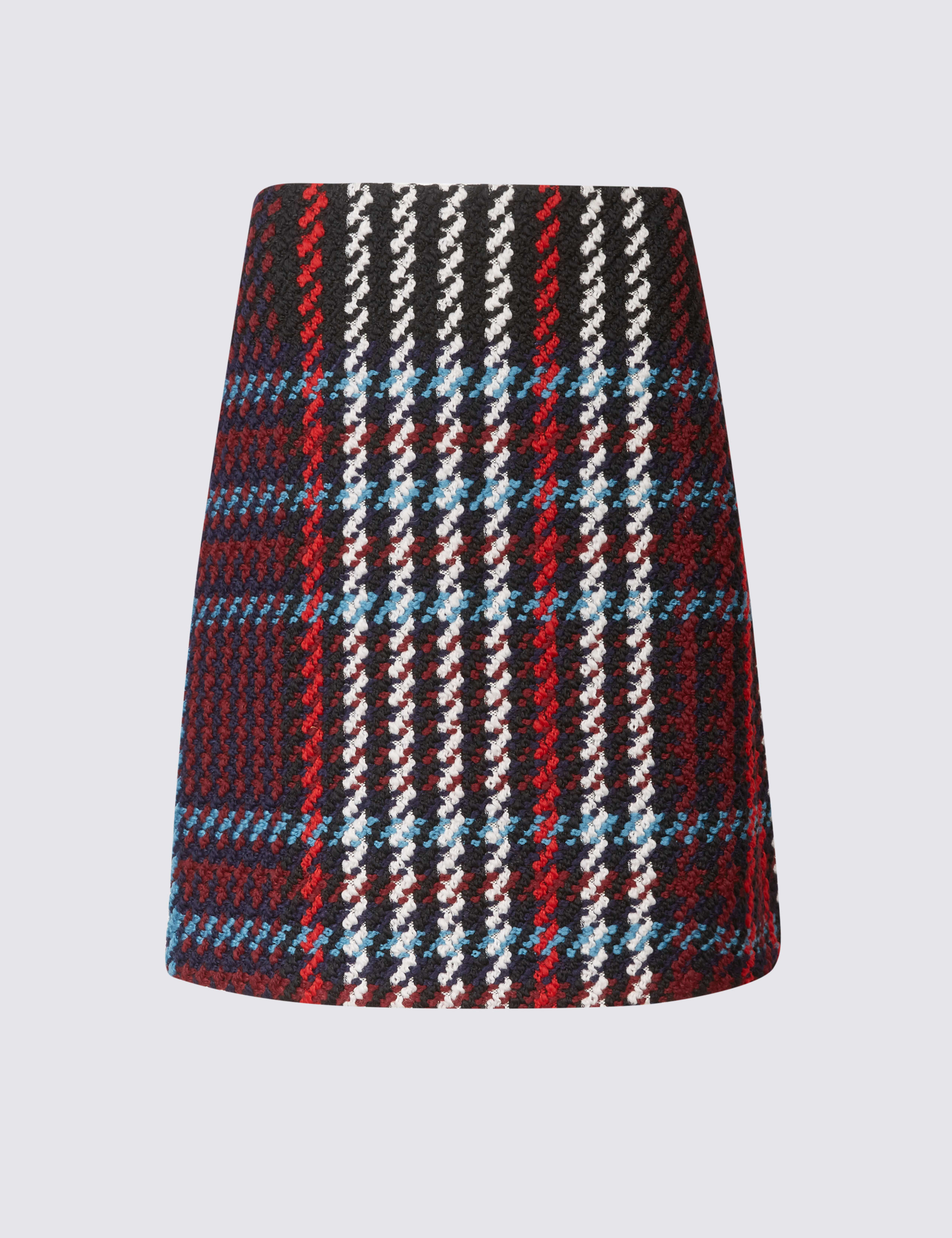 Checked A-Line Mini Skirt 2 of 5
