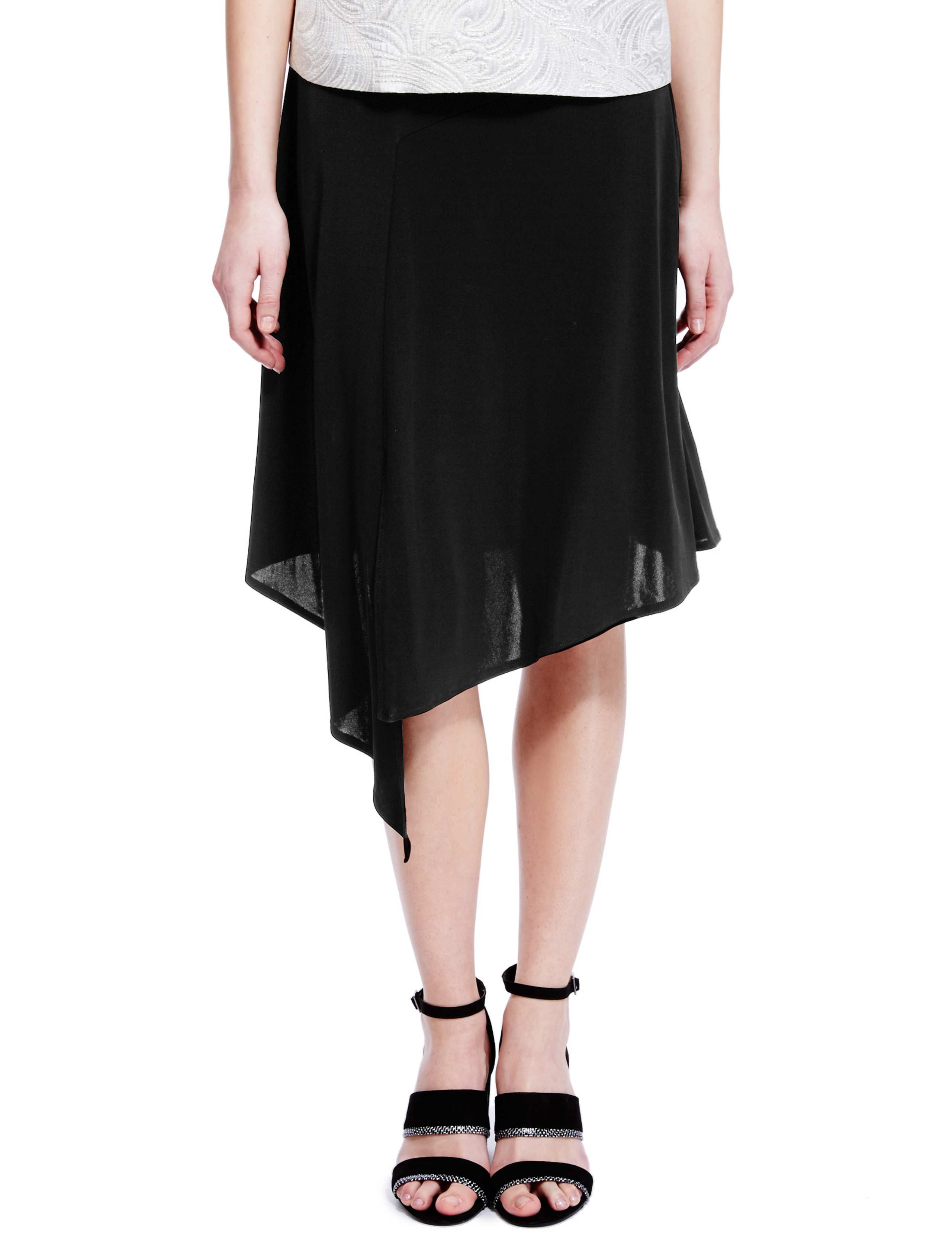 Asymmetric Hem Skirt 1 of 4