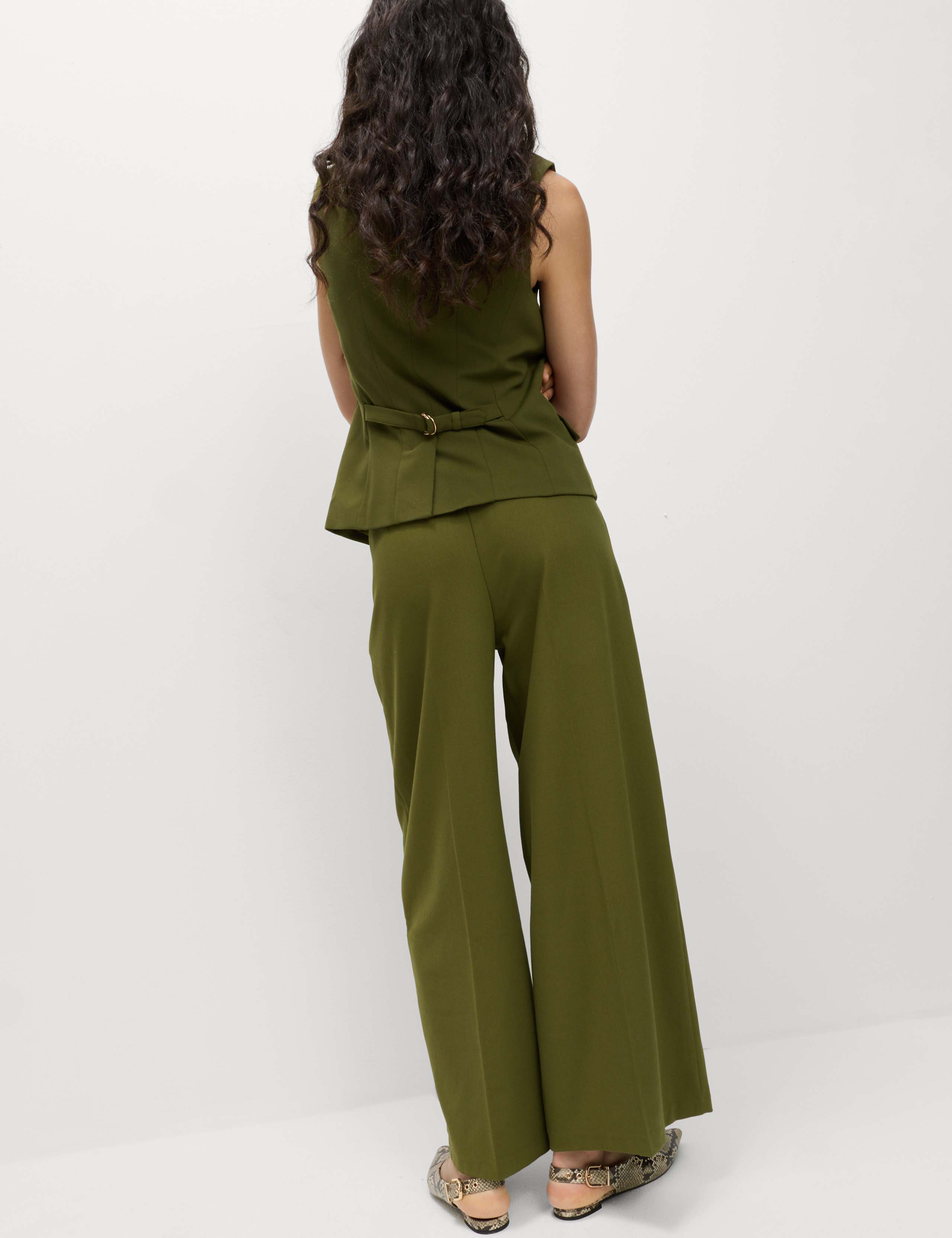 Triple Pleat Wide Leg Trousers 6 of 7