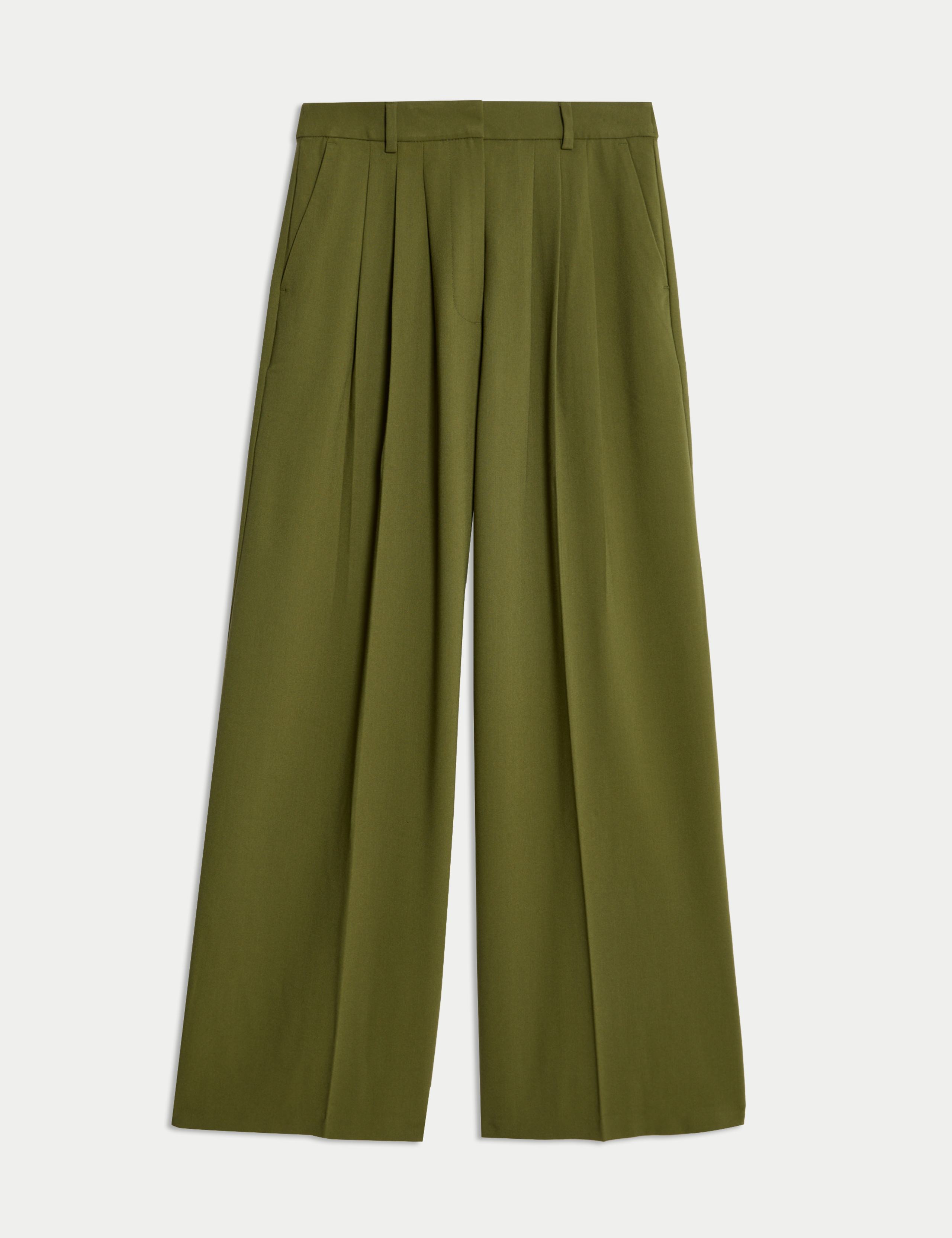 Triple Pleat Wide Leg Trousers 2 of 7