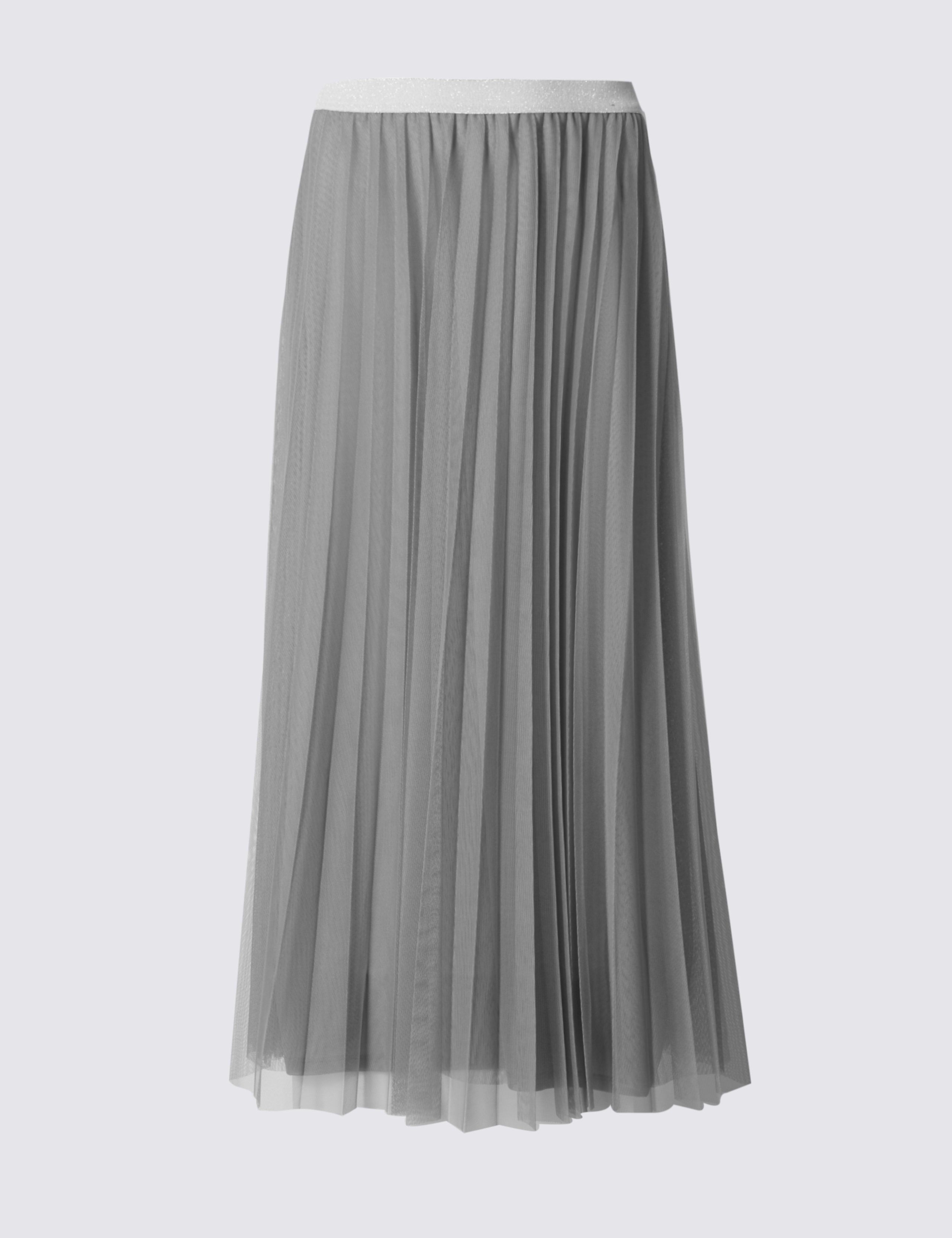 Mesh A-Line Skirt 2 of 4