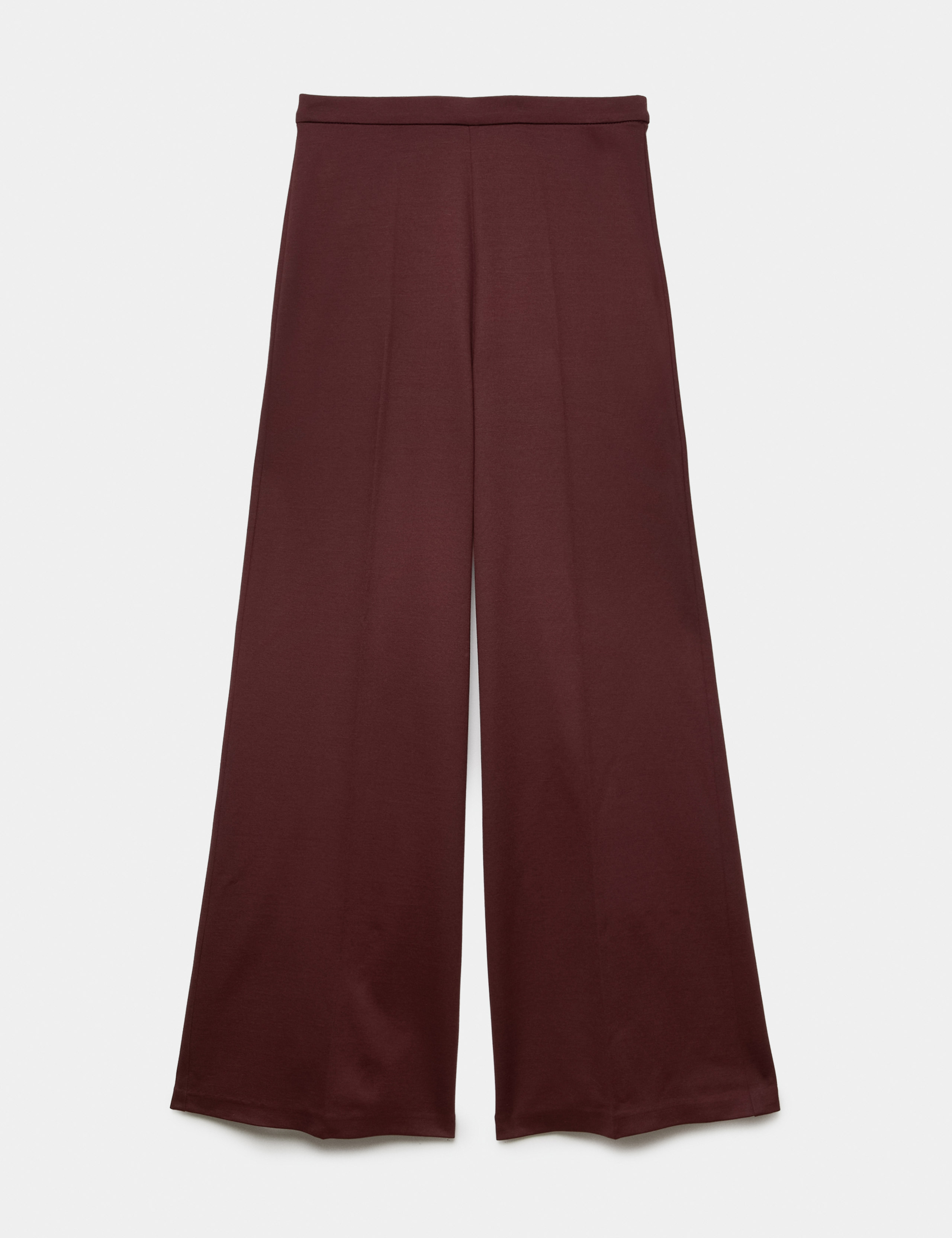 Jersey Wide Leg Trousers with Stretch 2 of 5