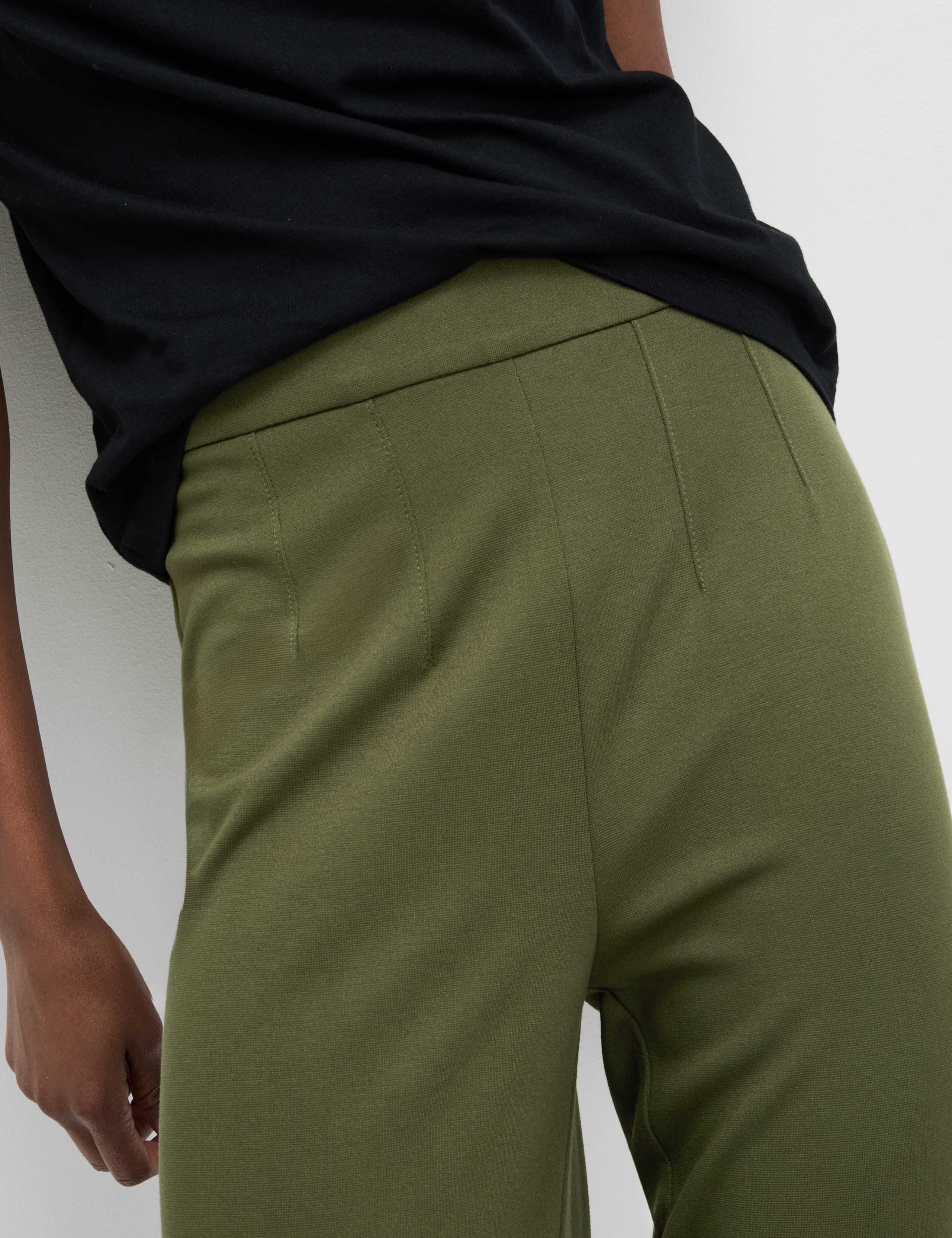 Jersey Wide Leg Trousers with Stretch 4 of 6