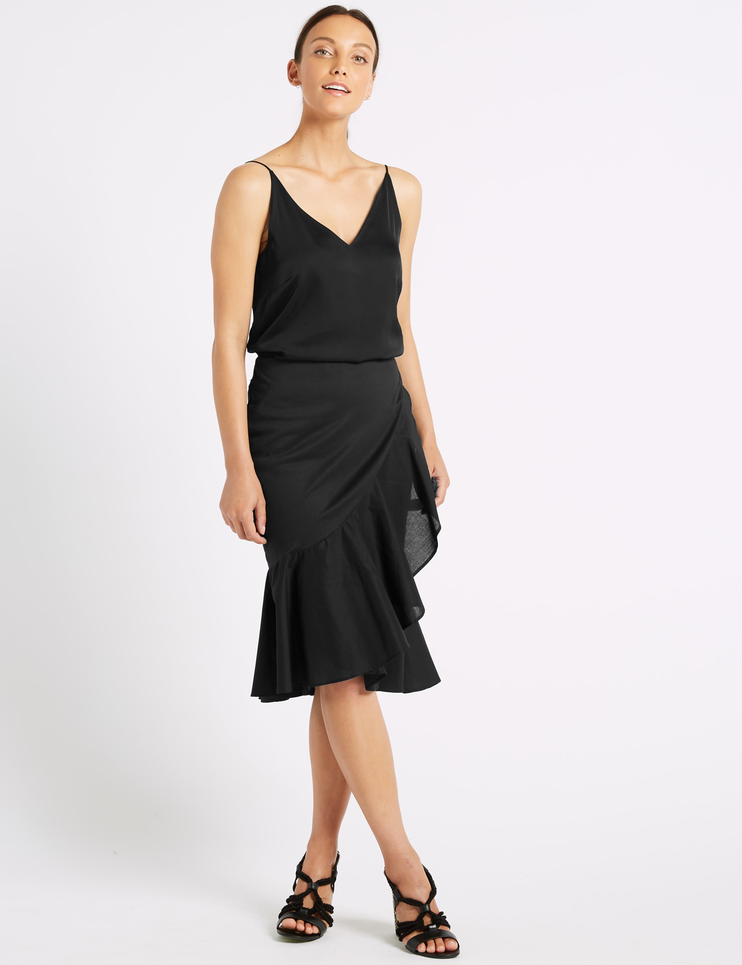 Frill Hem Wrap Skirt 4 of 6