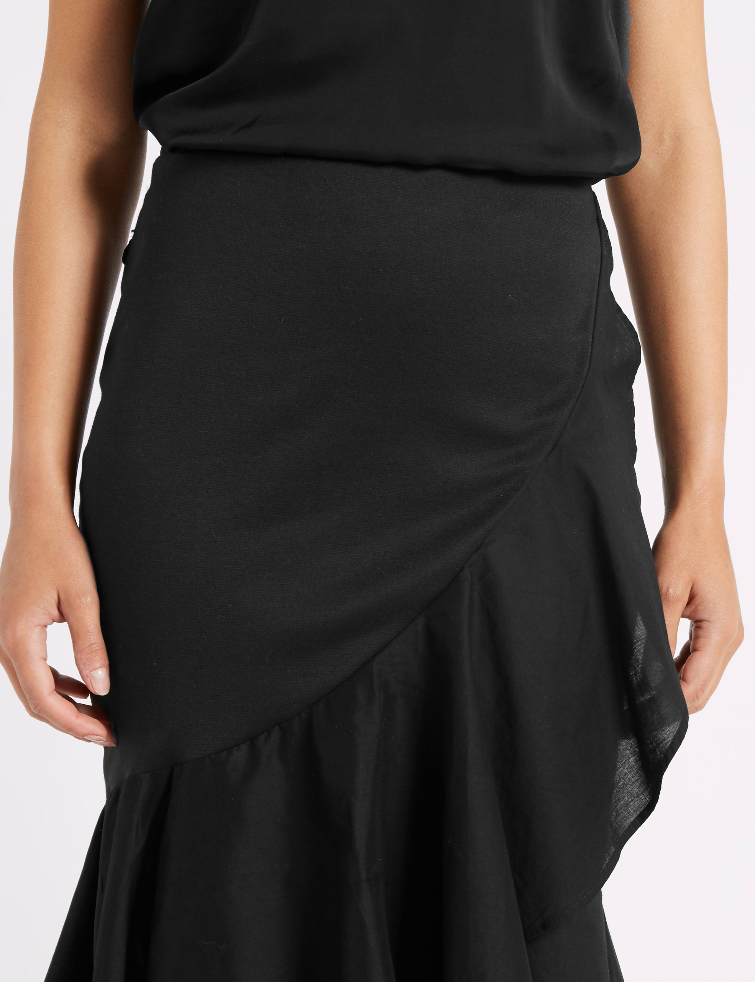 Frill Hem Wrap Skirt 6 of 6