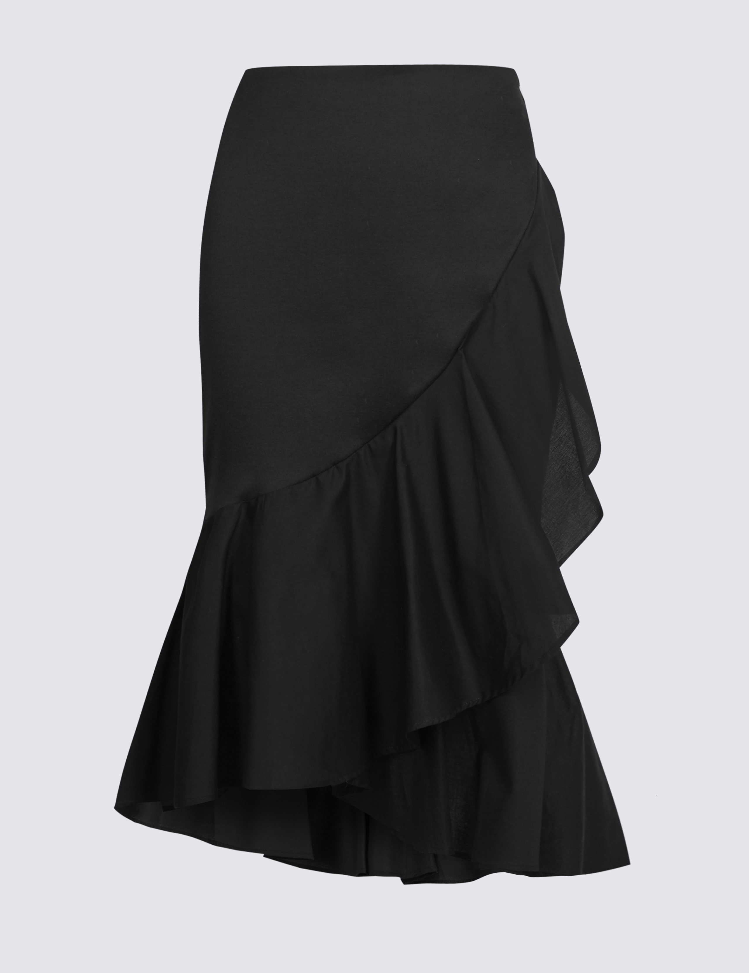 Frill Hem Wrap Skirt 2 of 6