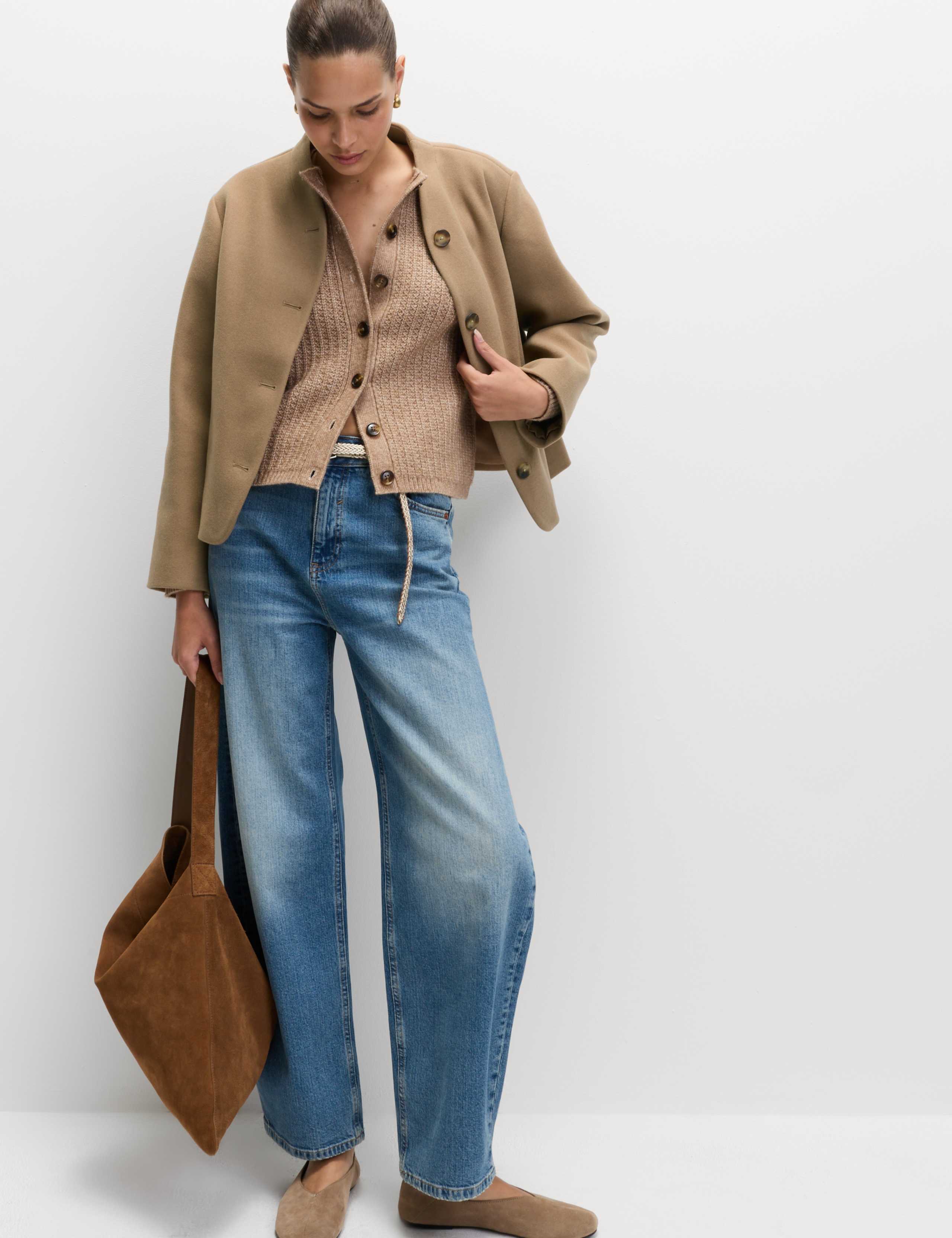 Collarless Short Jacket 5 of 8