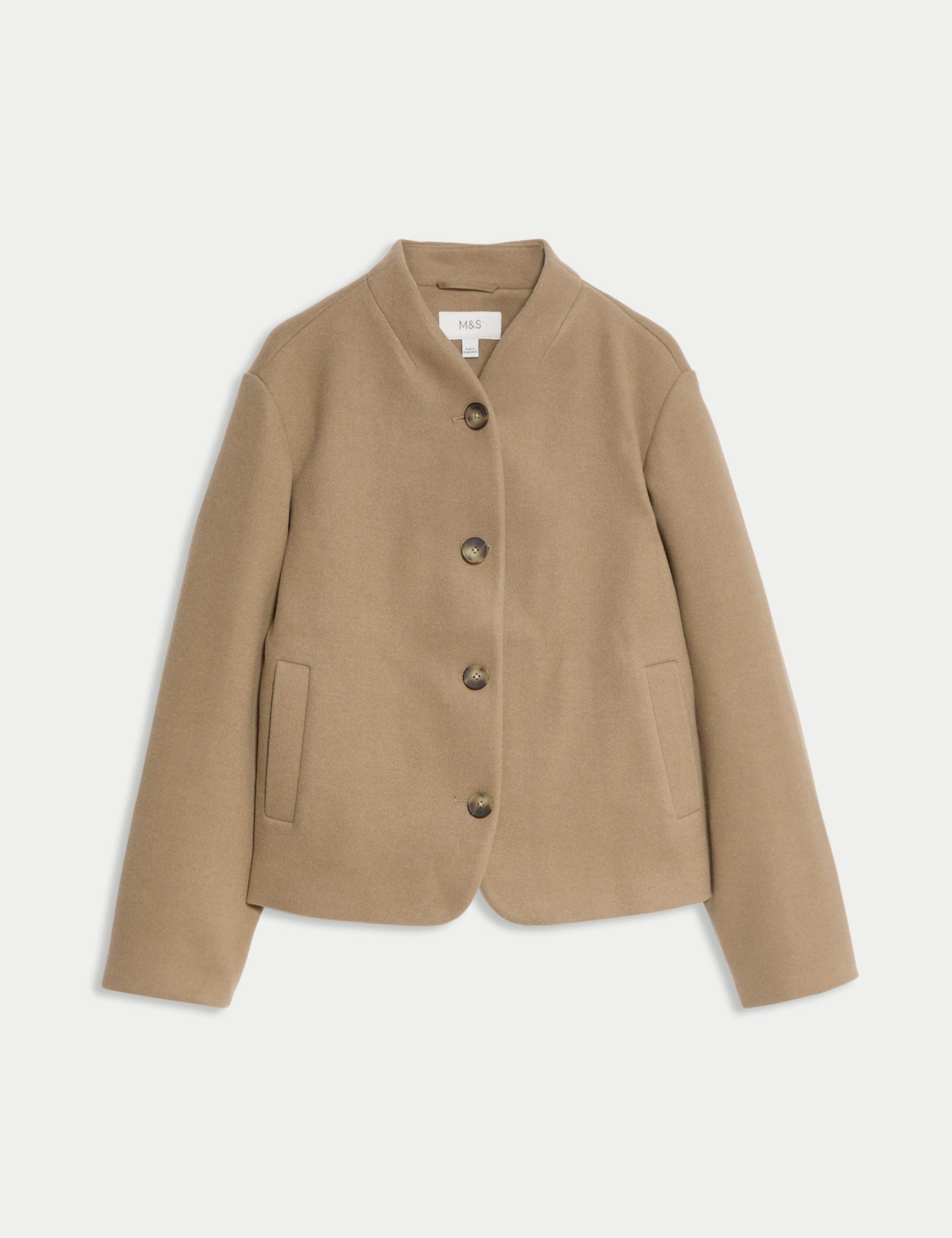Collarless Short Jacket 2 of 8