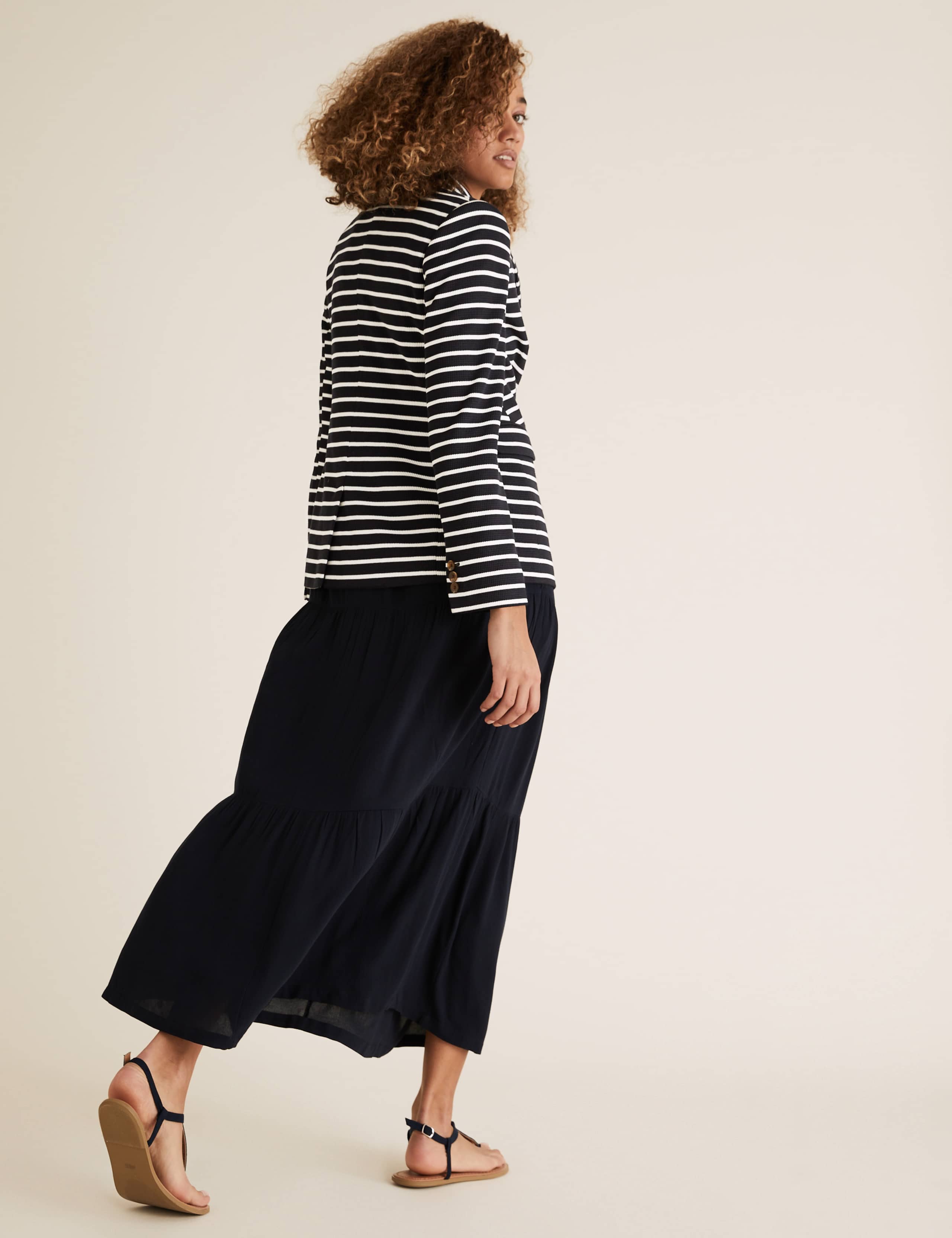 Jersey Slim Striped Blazer 4 of 5