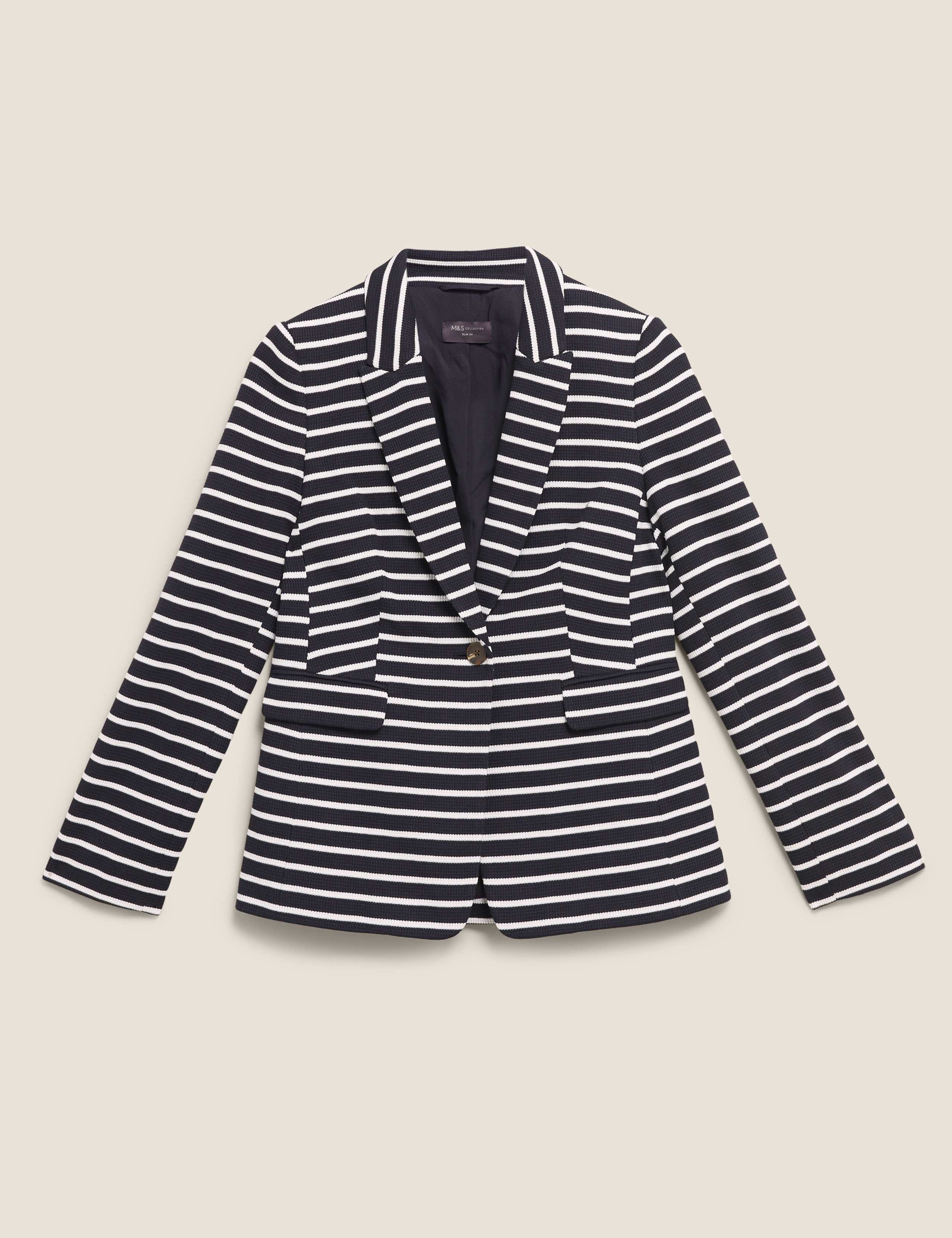 Jersey Slim Striped Blazer 2 of 5