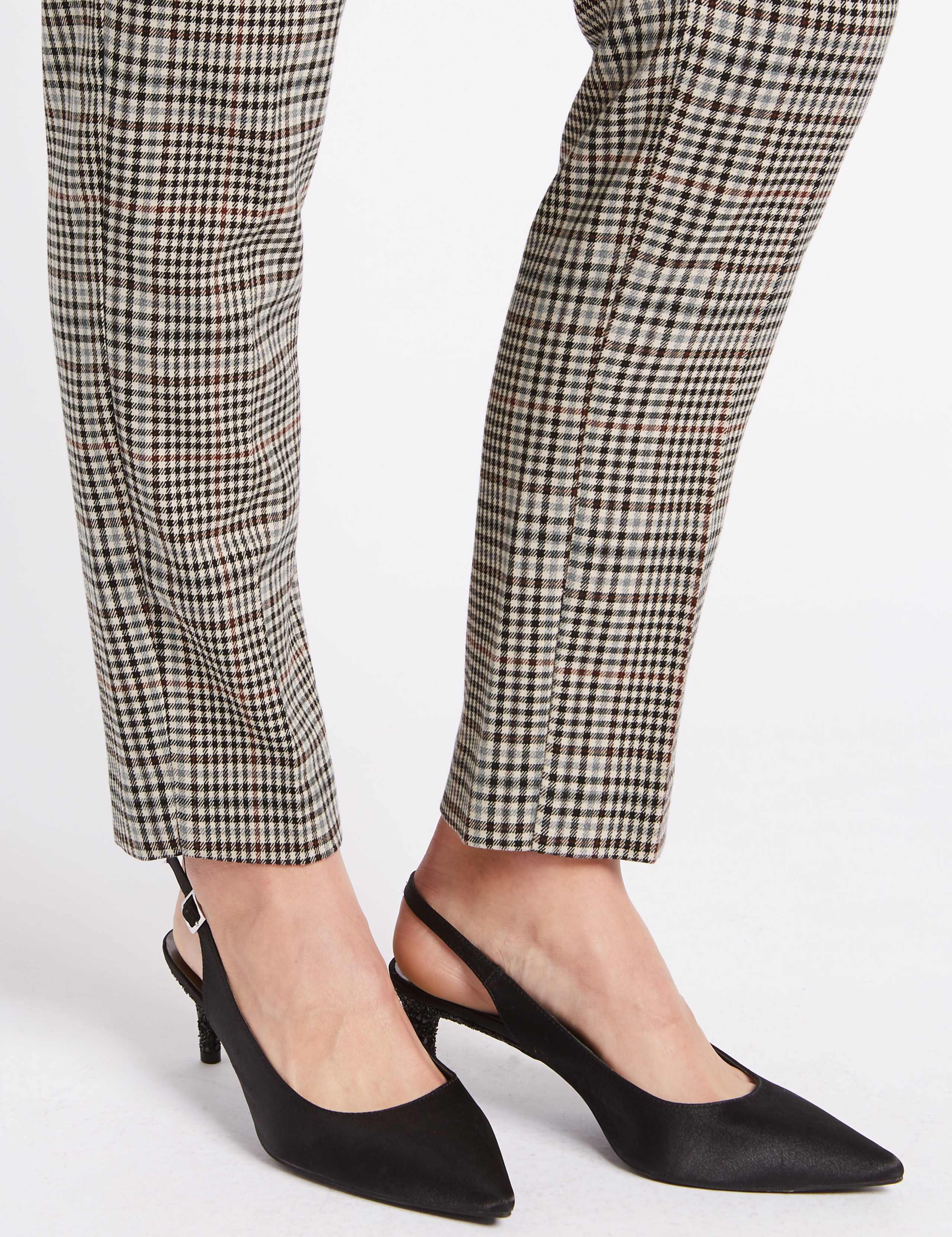 Checked Slim Leg Trousers 6 of 6