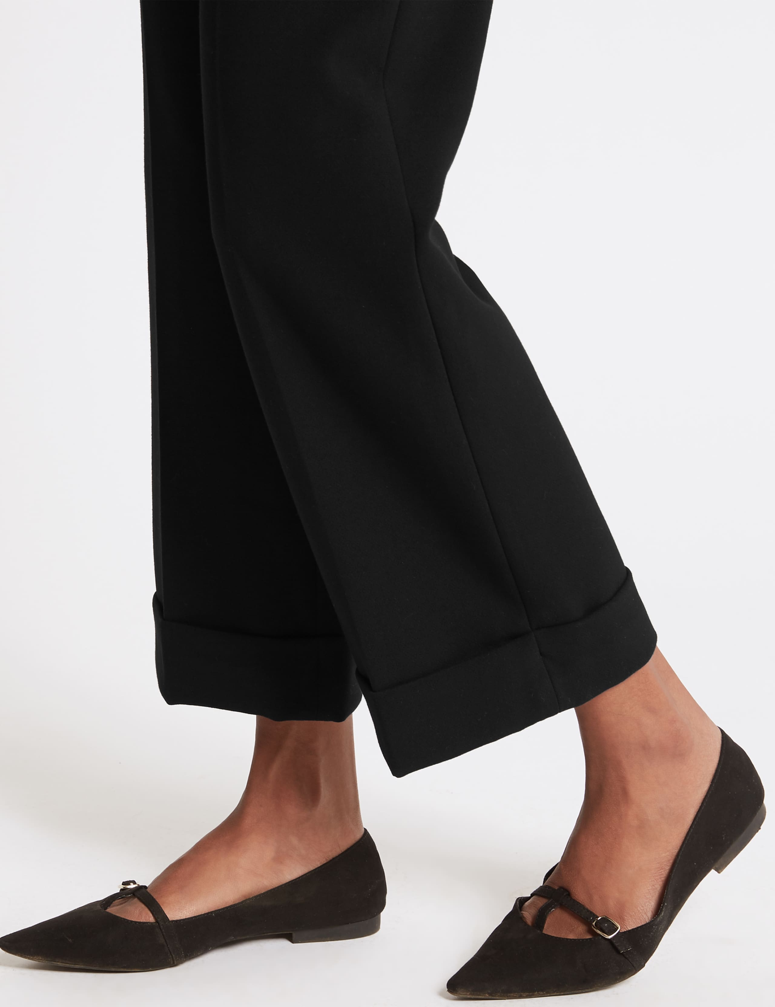 Turn-up Wide Leg Trousers 6 of 7