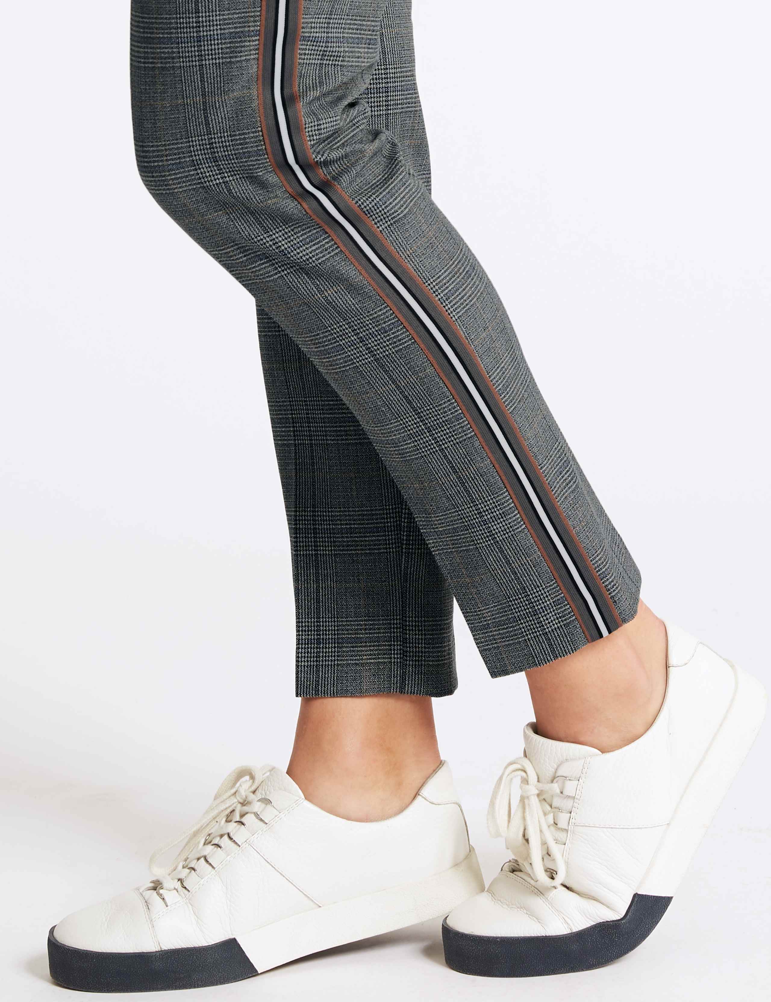 Checked Slim Leg Trousers 6 of 6