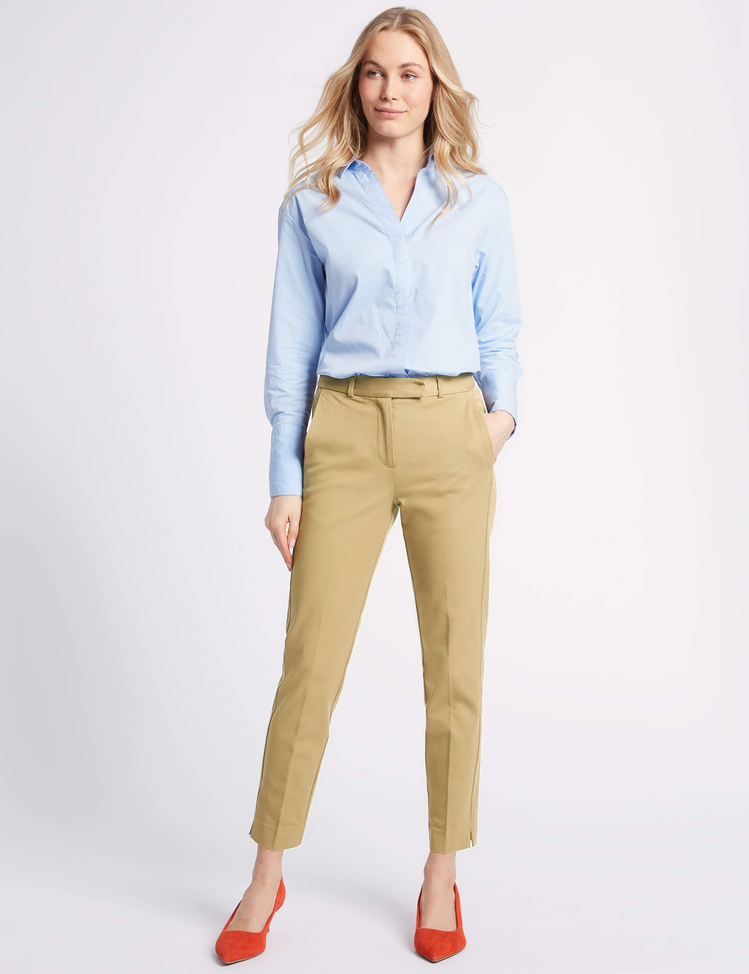 Slim Ankle Grazer Trousers 1 of 6